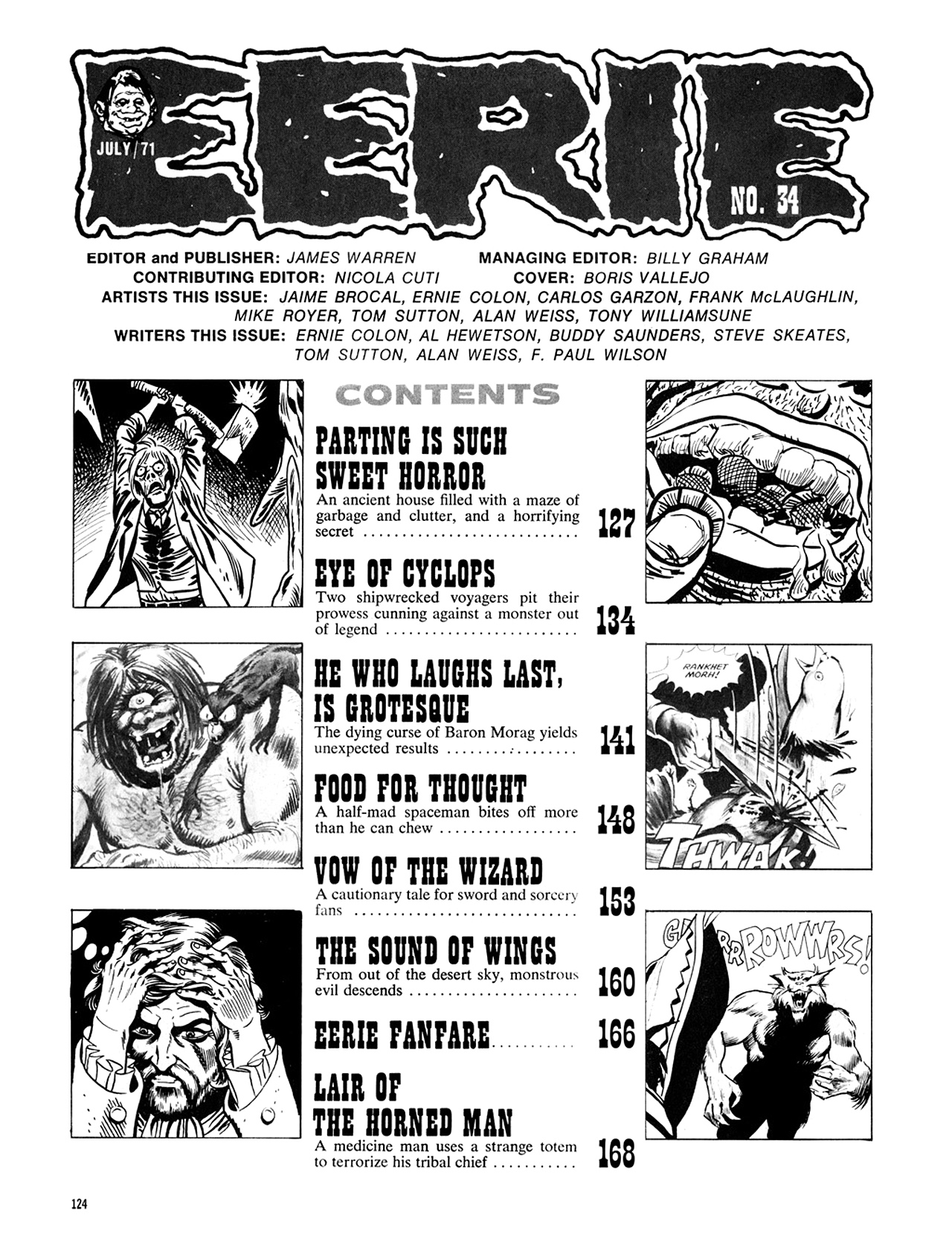 Read online Eerie Archives comic -  Issue # TPB 7 - 125