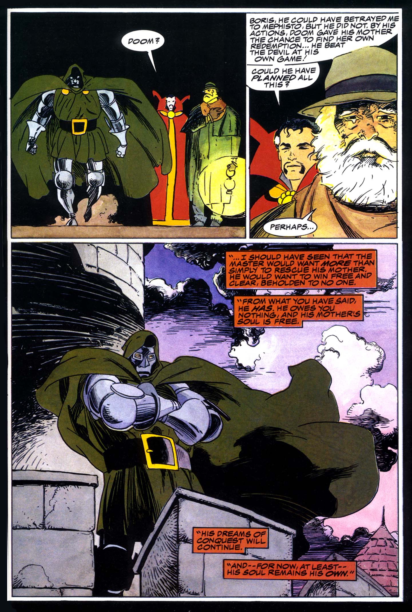 Read online Marvel Graphic Novel comic -  Issue #49 - Doctor Strange & Doctor Doom - Triumph & Torment - 80