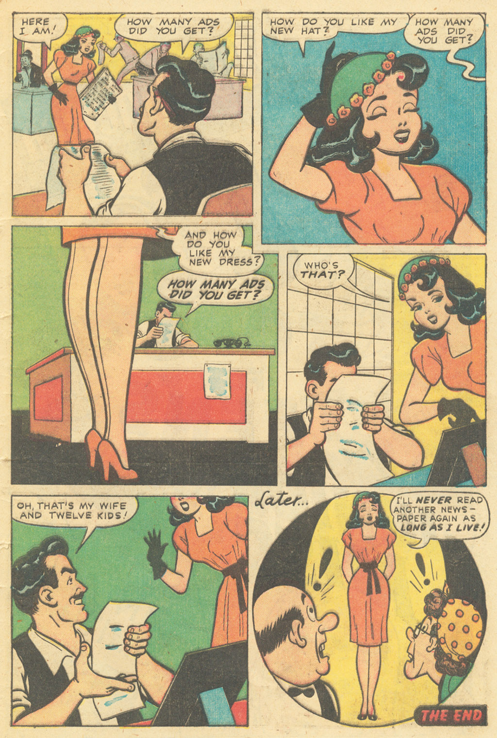 Read online Margie Comics comic -  Issue #38 - 47