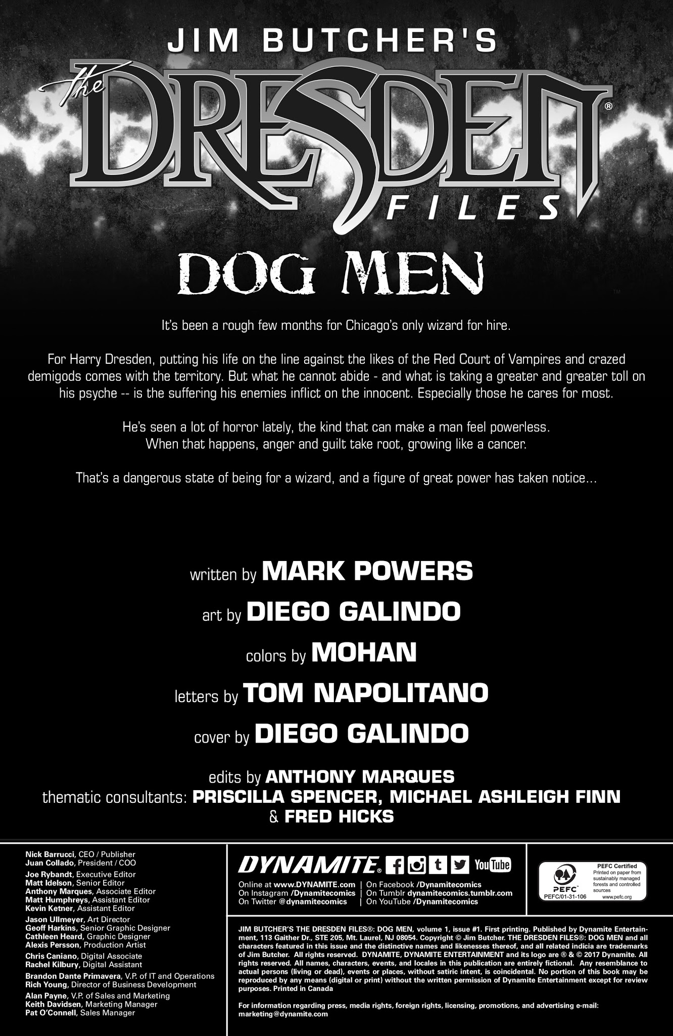 Read online Jim Butcher's The Dresden Files: Dog Men comic -  Issue #1 - 2