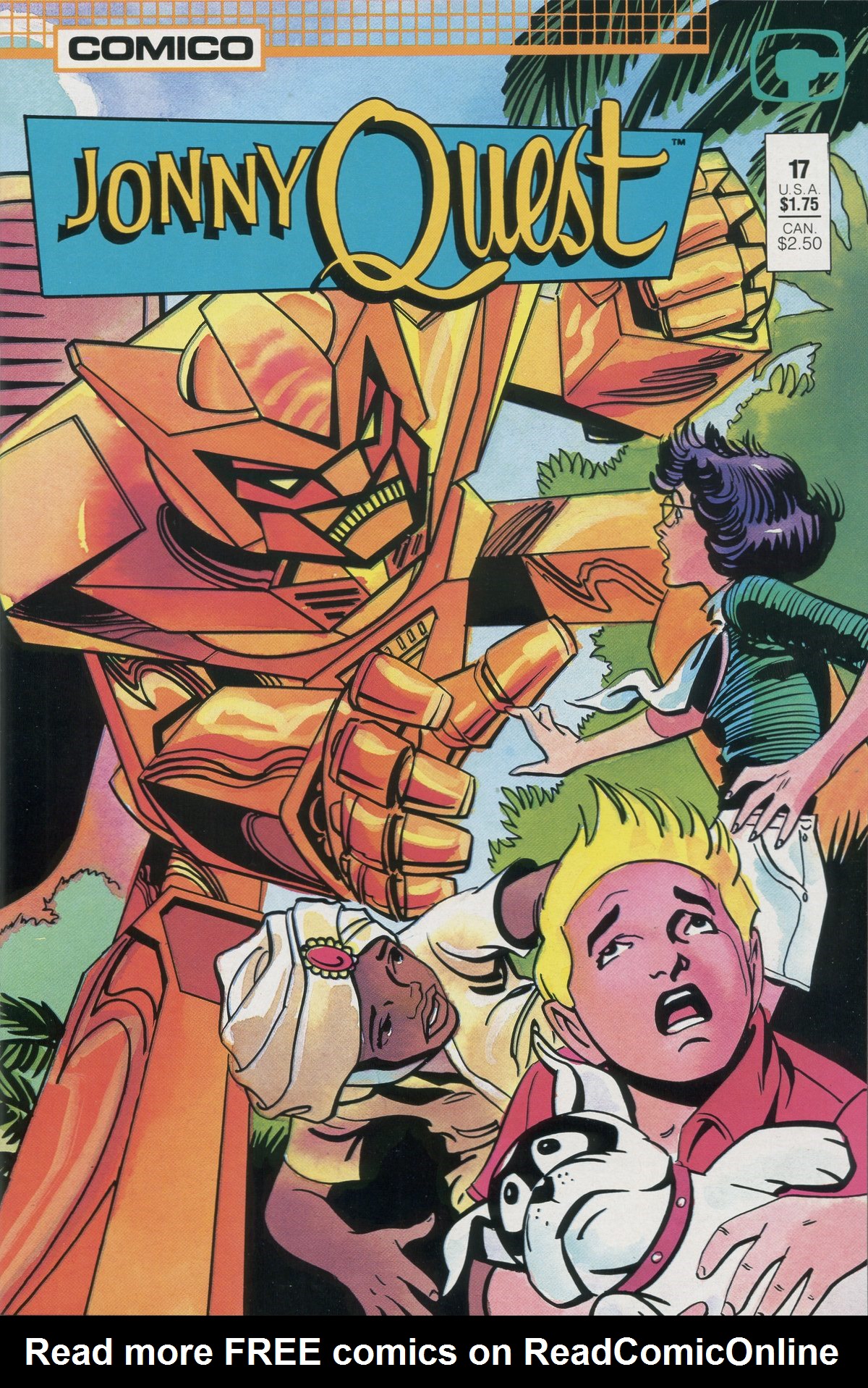 Read online Jonny Quest comic -  Issue #17 - 1