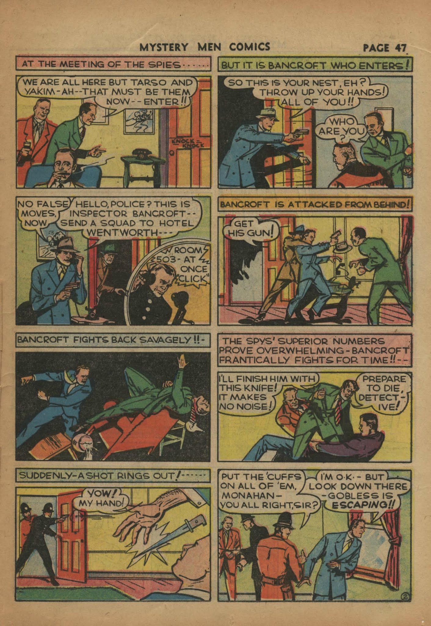Read online Mystery Men Comics comic -  Issue #5 - 49