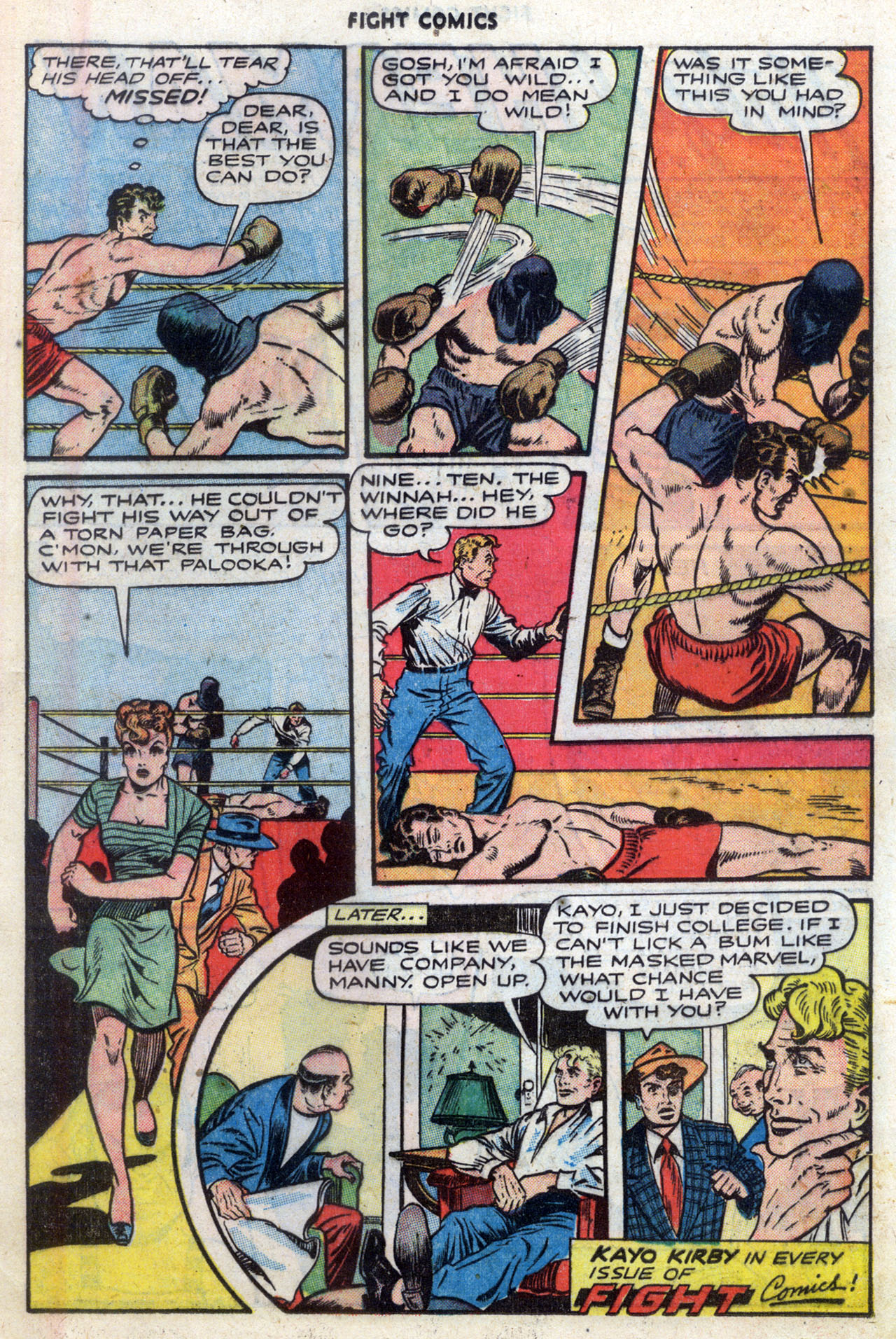 Read online Fight Comics comic -  Issue #50 - 25