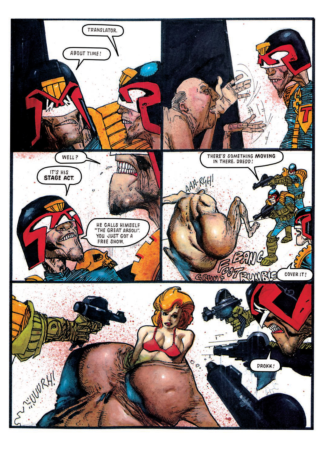 Read online Judge Dredd [Collections - Rebellion] comic -  Issue # TPB Judge Dredd - Heavy Metal Dredd - 113