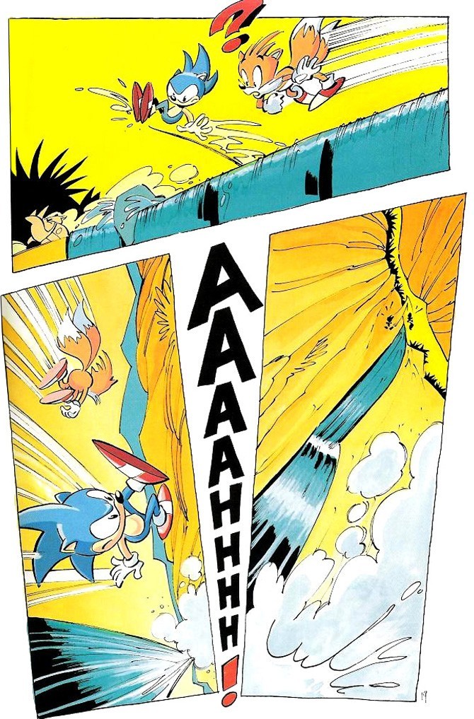 Read online Sonic Adventures: Dans Les Griffes De Robotnik comic -  Issue # Full - 22