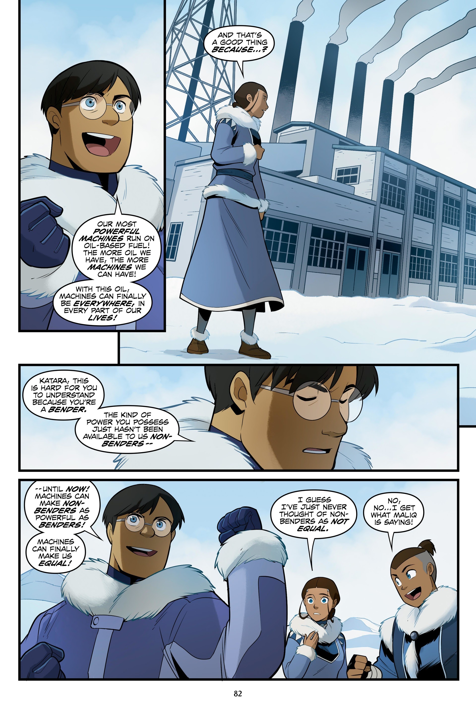 Read online Avatar: The Last Airbender--North and South Omnibus comic -  Issue # TPB (Part 1) - 81