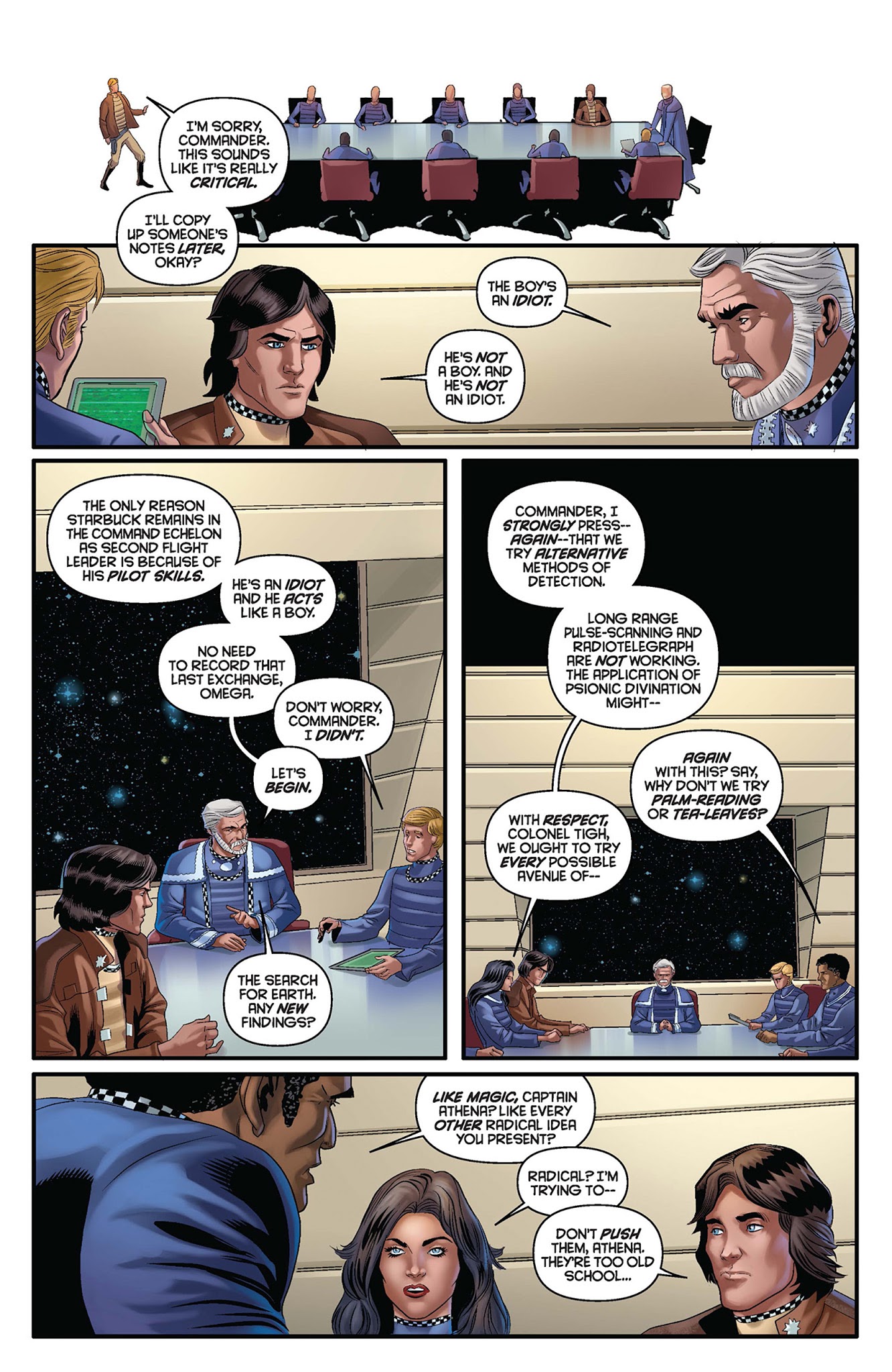 Read online Classic Battlestar Galactica: The Death of Apollo comic -  Issue #1 - 13