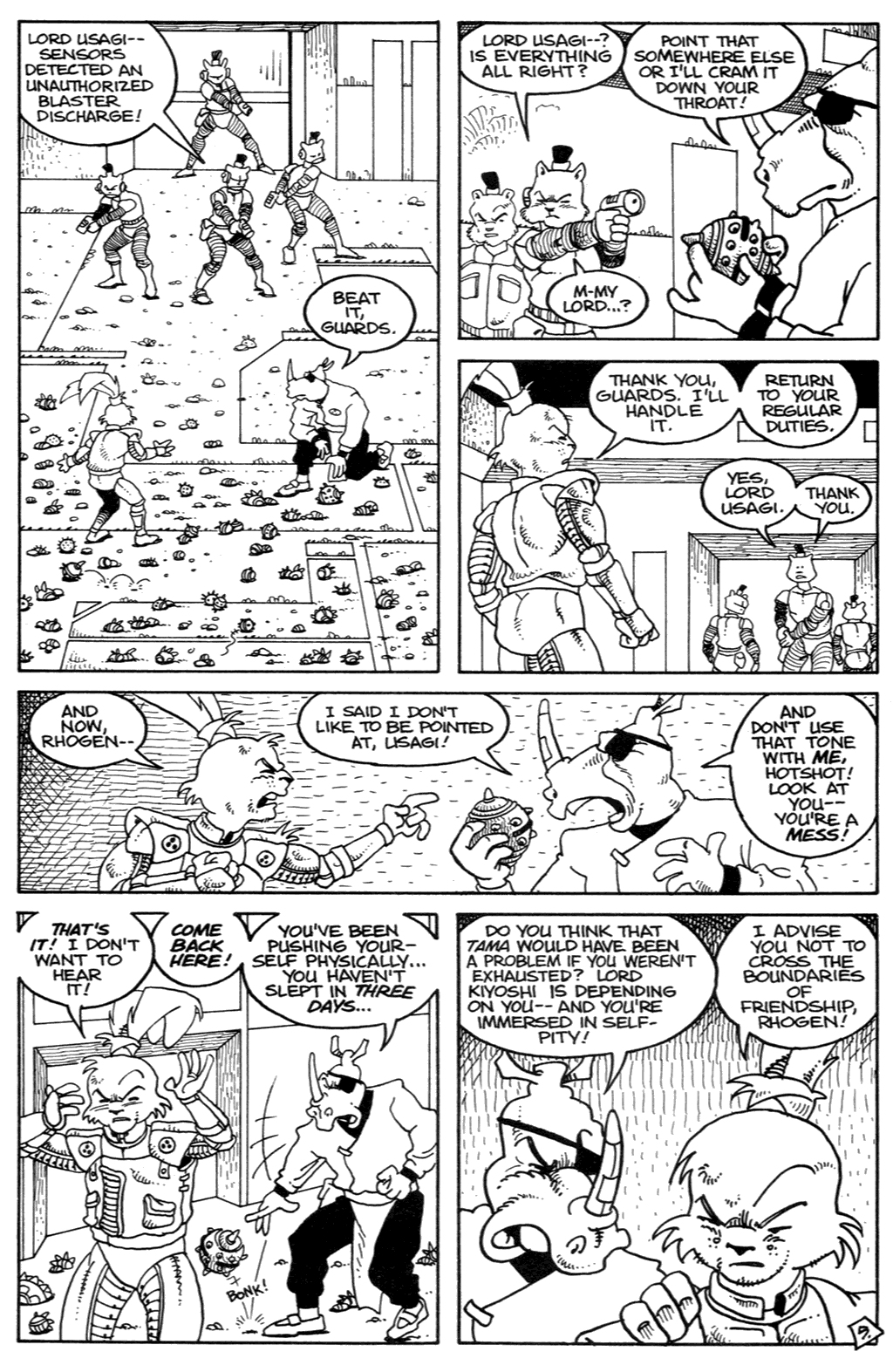 Read online Space Usagi comic -  Issue #1 - 7