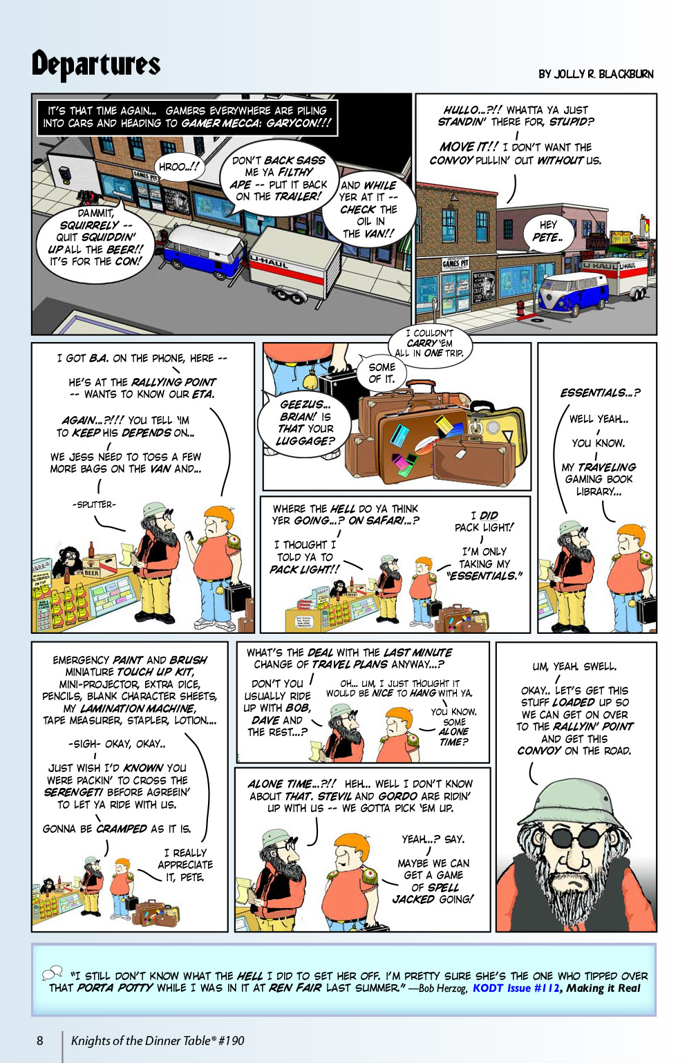 Read online Knights of the Dinner Table comic -  Issue #190 - 10