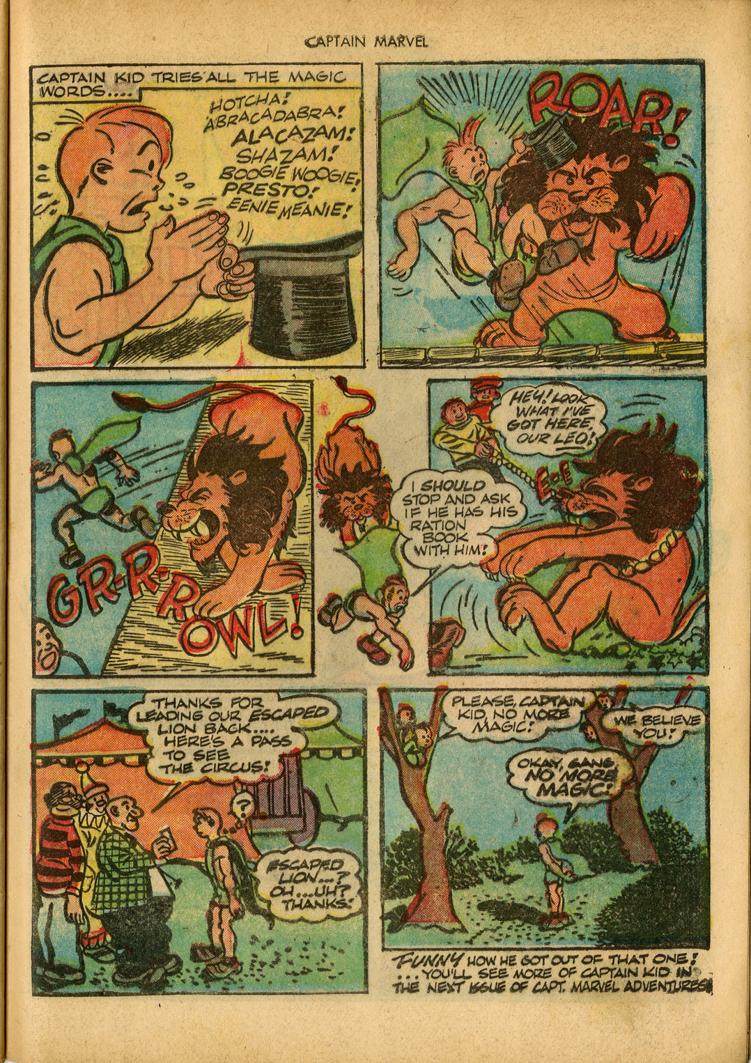 Read online Captain Marvel Adventures comic -  Issue #34 - 49