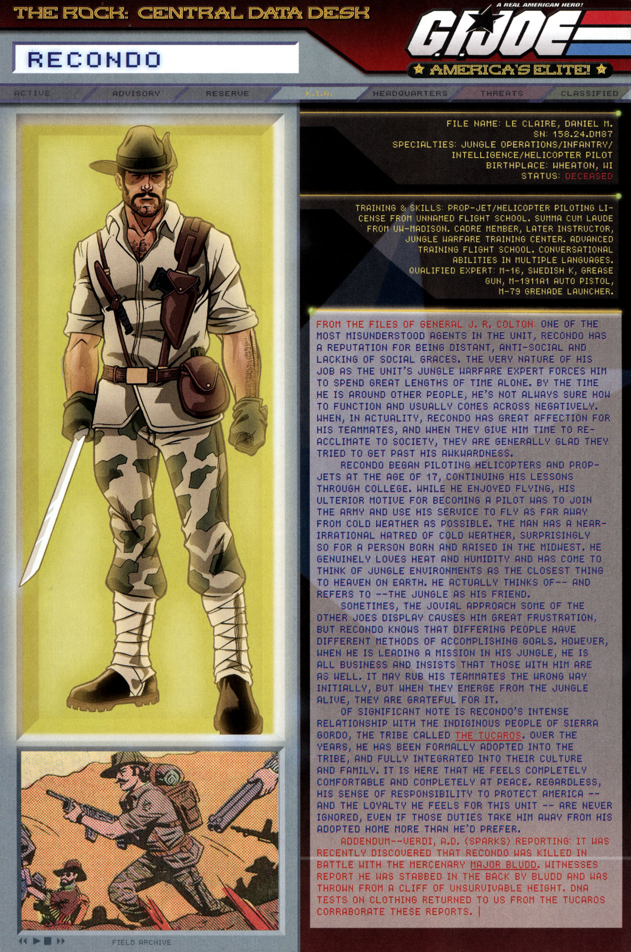 Read online G.I. Joe: Data Desk Handbook comic -  Issue #3 - 4