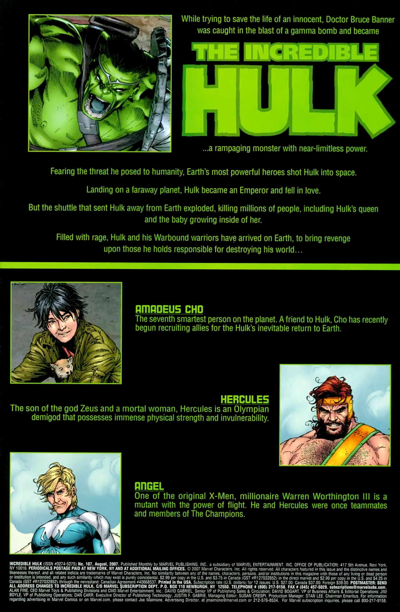 Read online The Incredible Hulk (2000) comic -  Issue #107 - 2