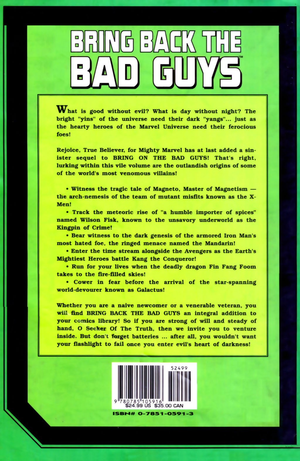 Read online Bring Back the Bad Guys comic -  Issue # TPB (Part 3) - 57