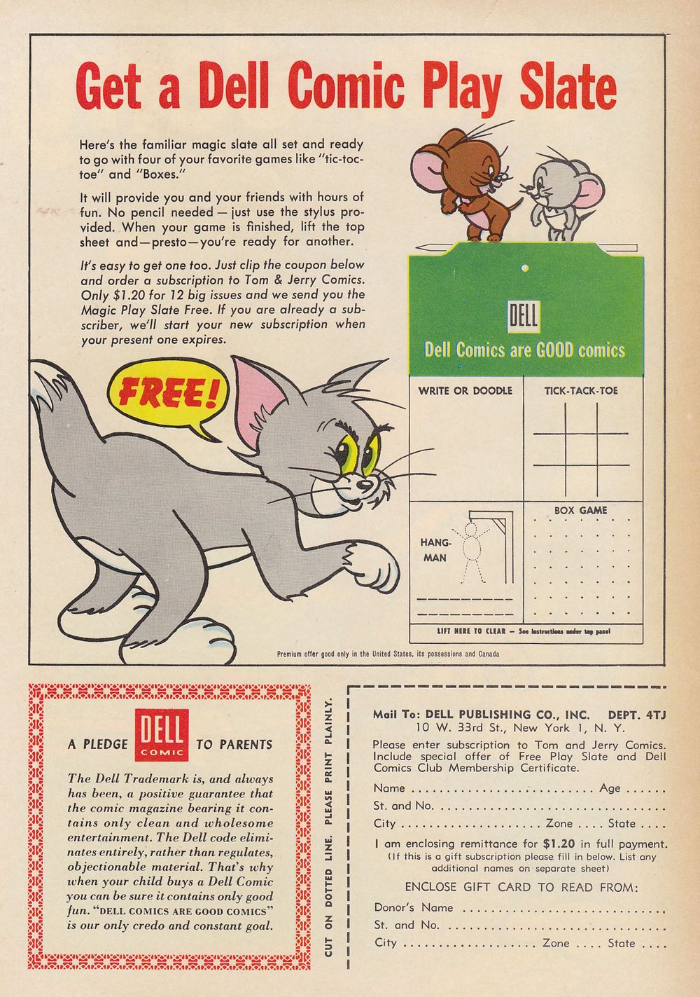 Read online Tom & Jerry Comics comic -  Issue #165 - 2