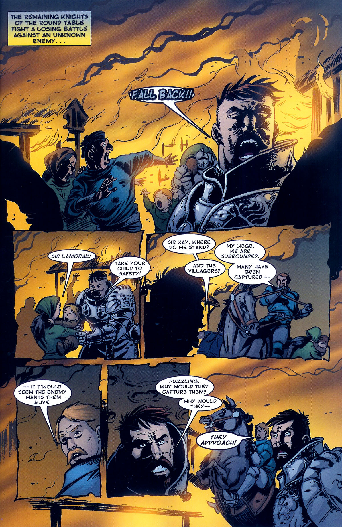 Read online Dracula vs King Arthur comic -  Issue #3 - 5