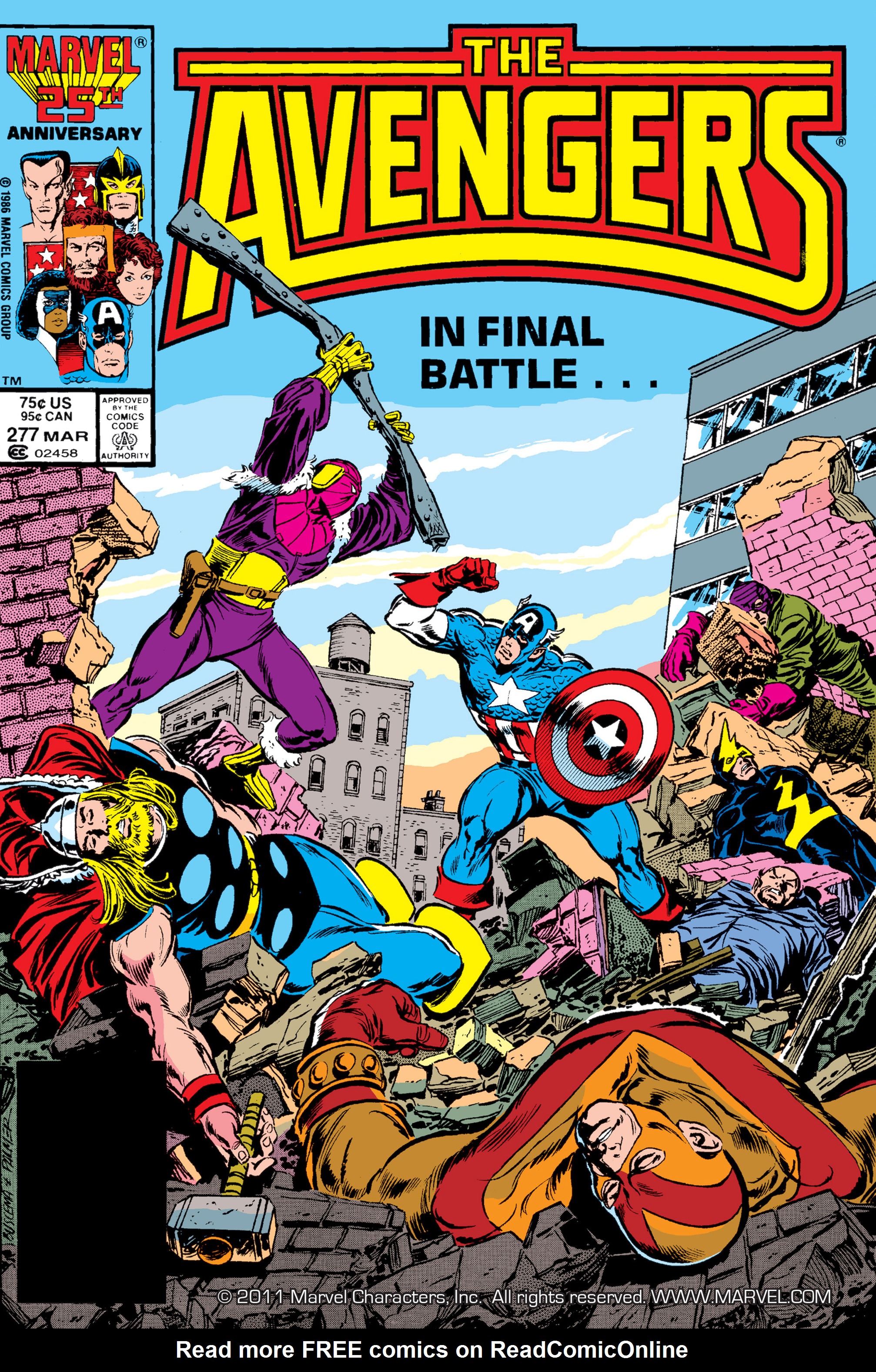 Read online The Avengers (1963) comic -  Issue #277 - 1