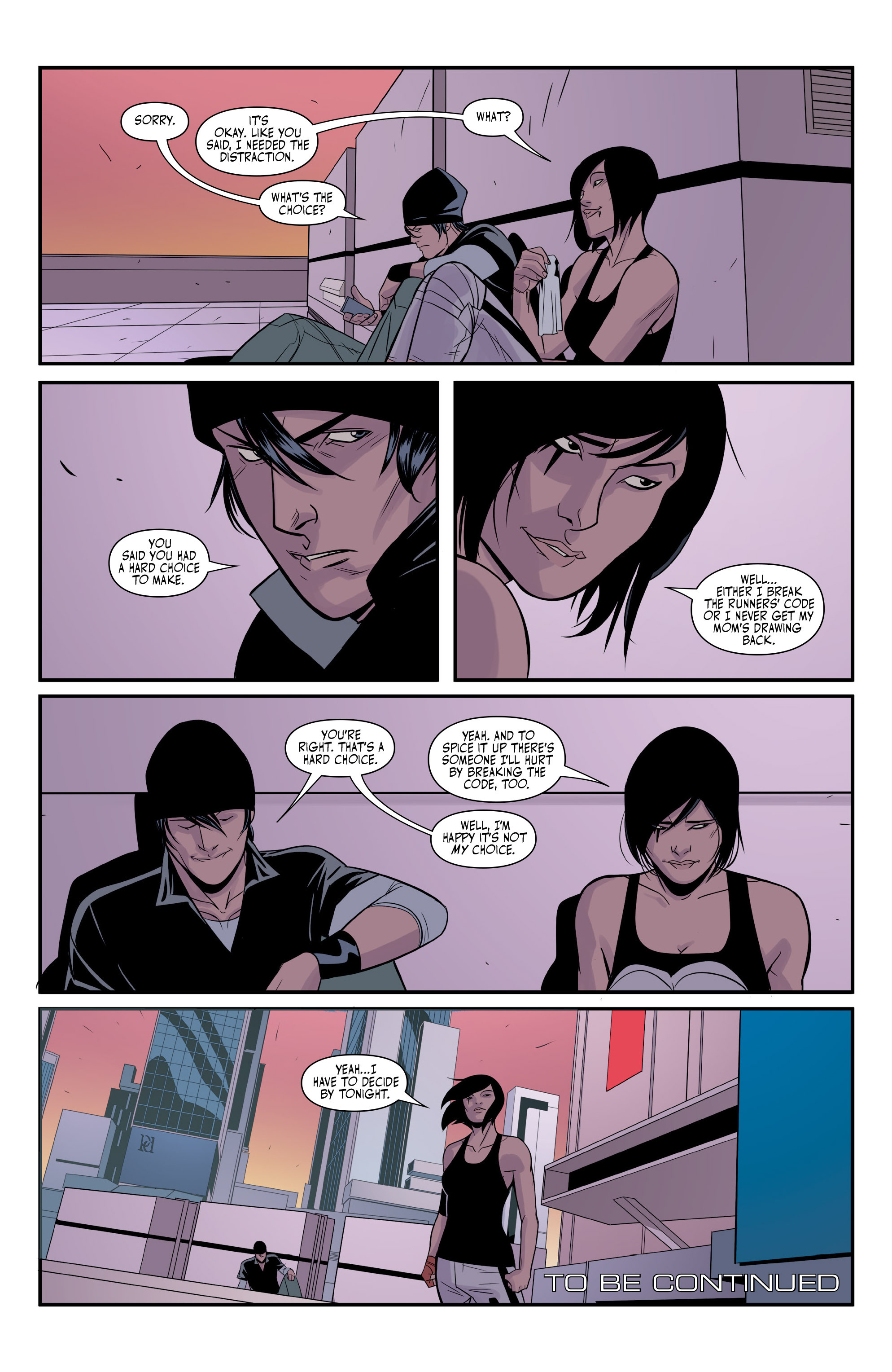 Read online Mirror's Edge: Exordium comic -  Issue #4 - 24