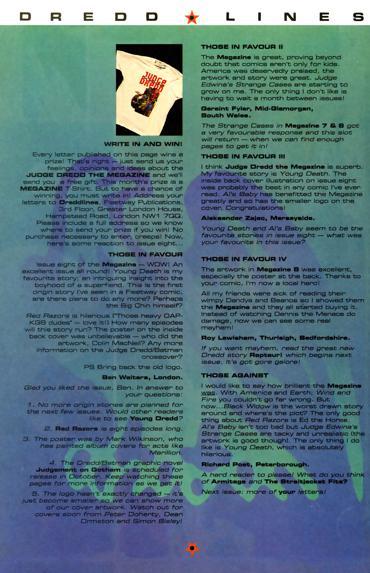 Read online Judge Dredd: The Megazine comic -  Issue #10 - 44