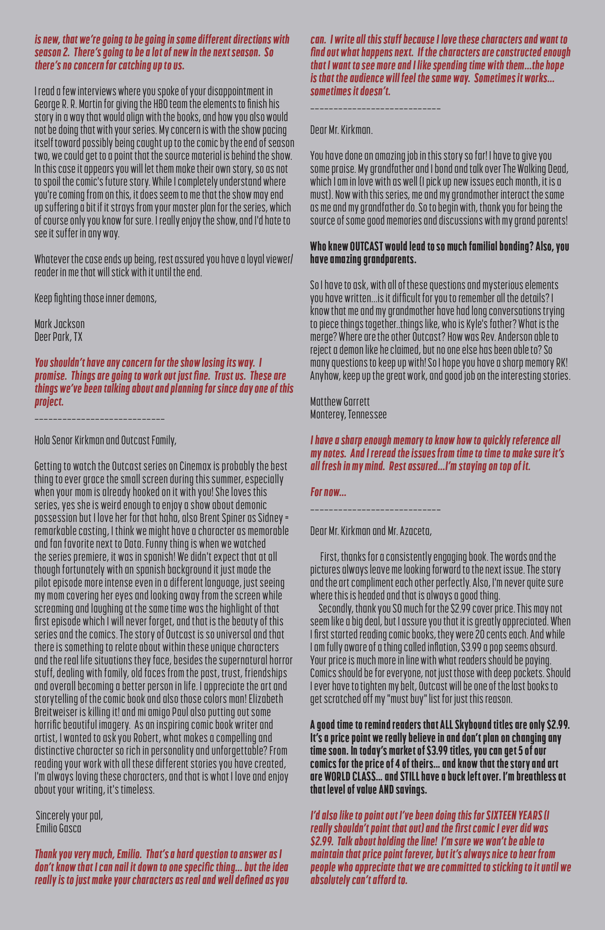 Read online Outcast by Kirkman & Azaceta comic -  Issue #21 - 24