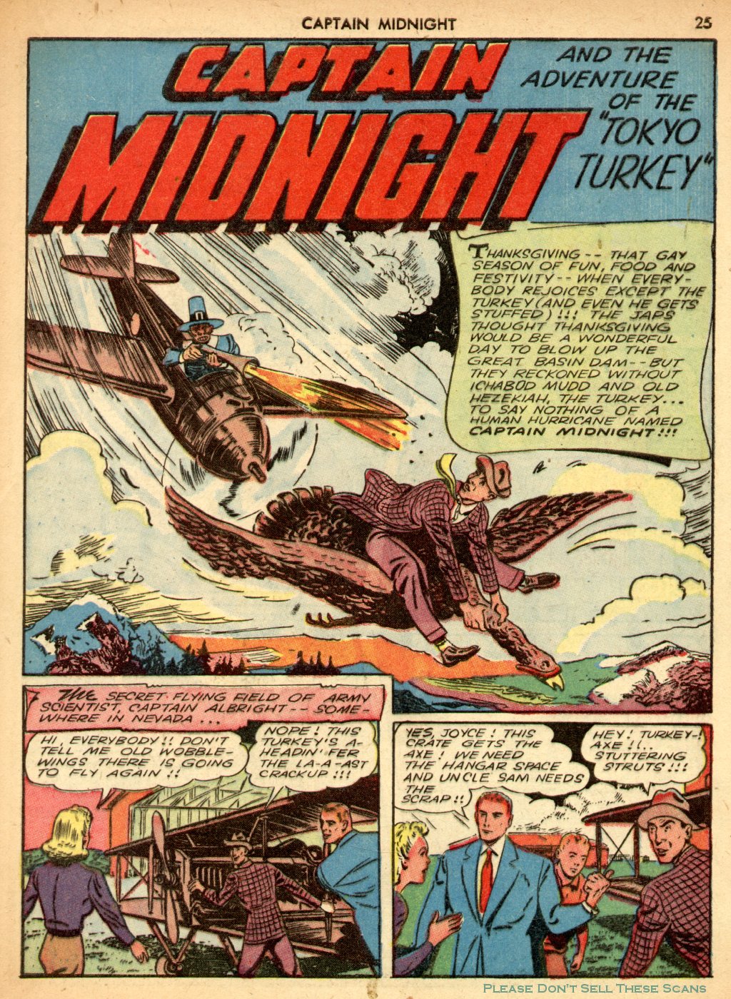 Read online Captain Midnight (1942) comic -  Issue #3 - 25