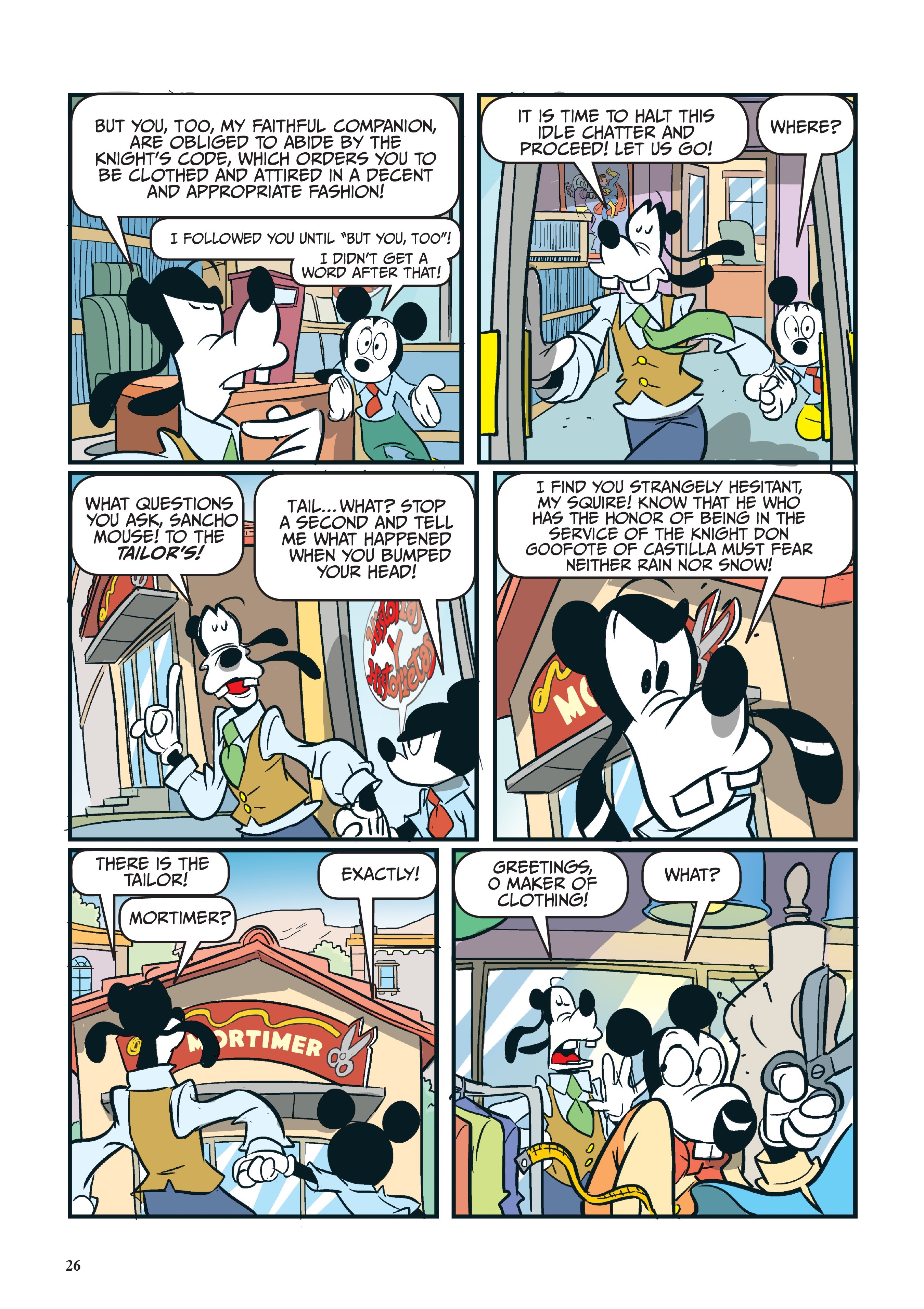 Read online Disney Don Quixote, Starring Goofy and Mickey Mouse comic -  Issue # TPB - 27