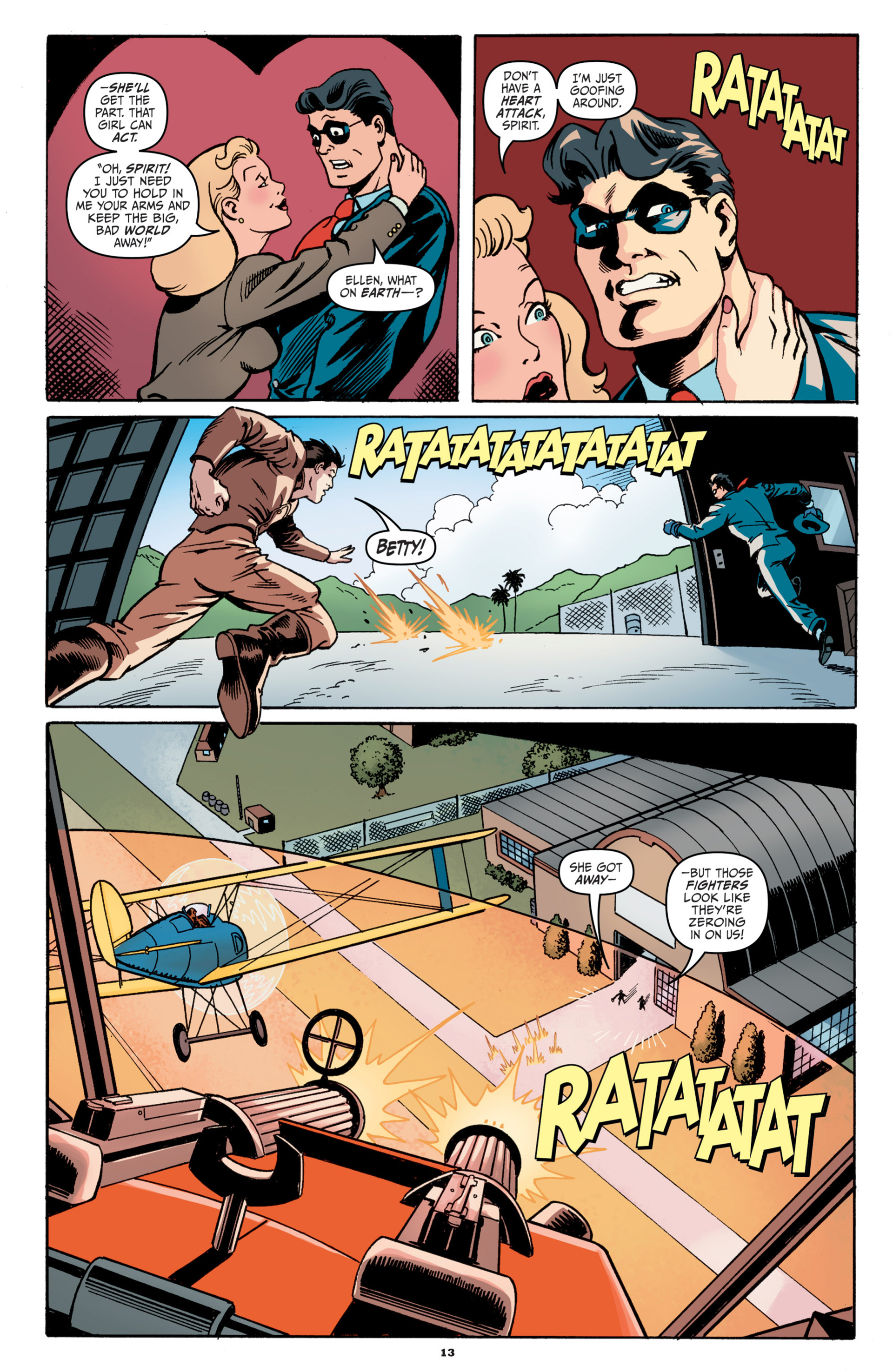 Read online The Rocketeer/The Spirit: Pulp Friction comic -  Issue #2 - 16