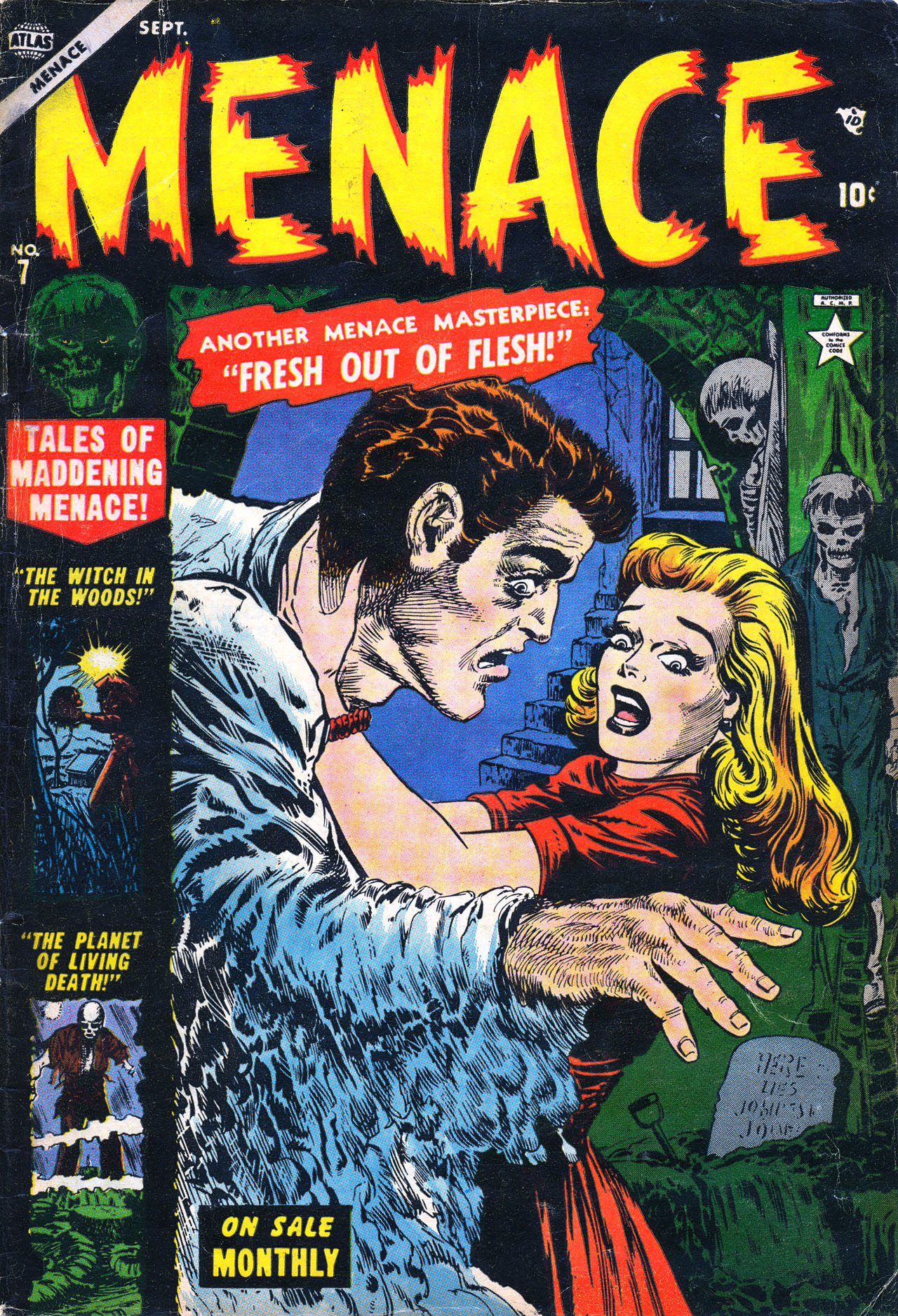 Read online Menace comic -  Issue #7 - 1