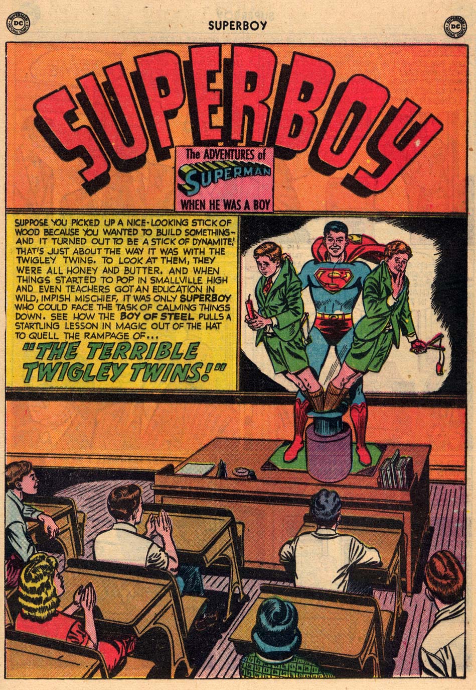 Read online Superboy (1949) comic -  Issue #13 - 30