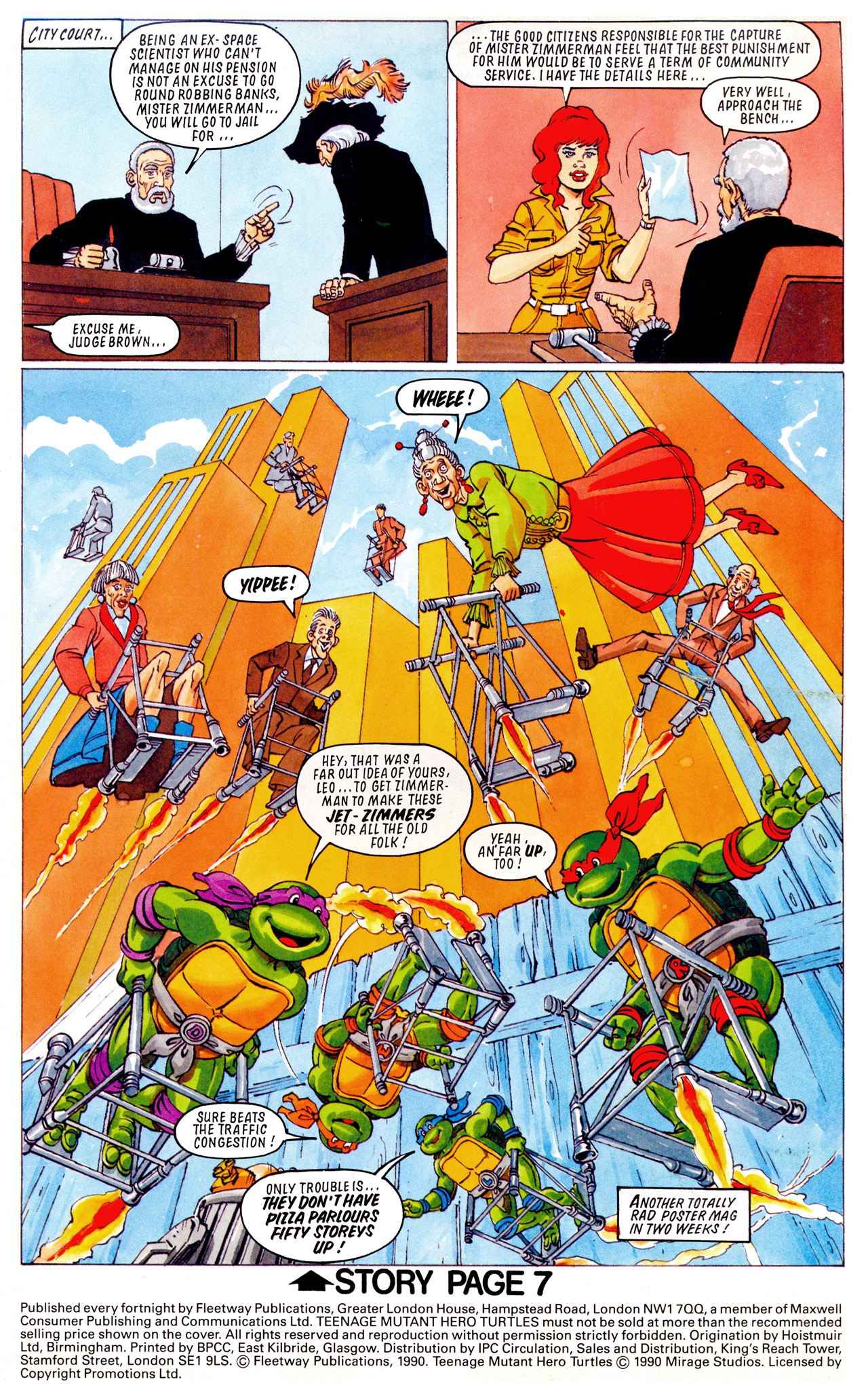 Read online Teenage Mutant Hero Turtles Adventures comic -  Issue #16 - 8
