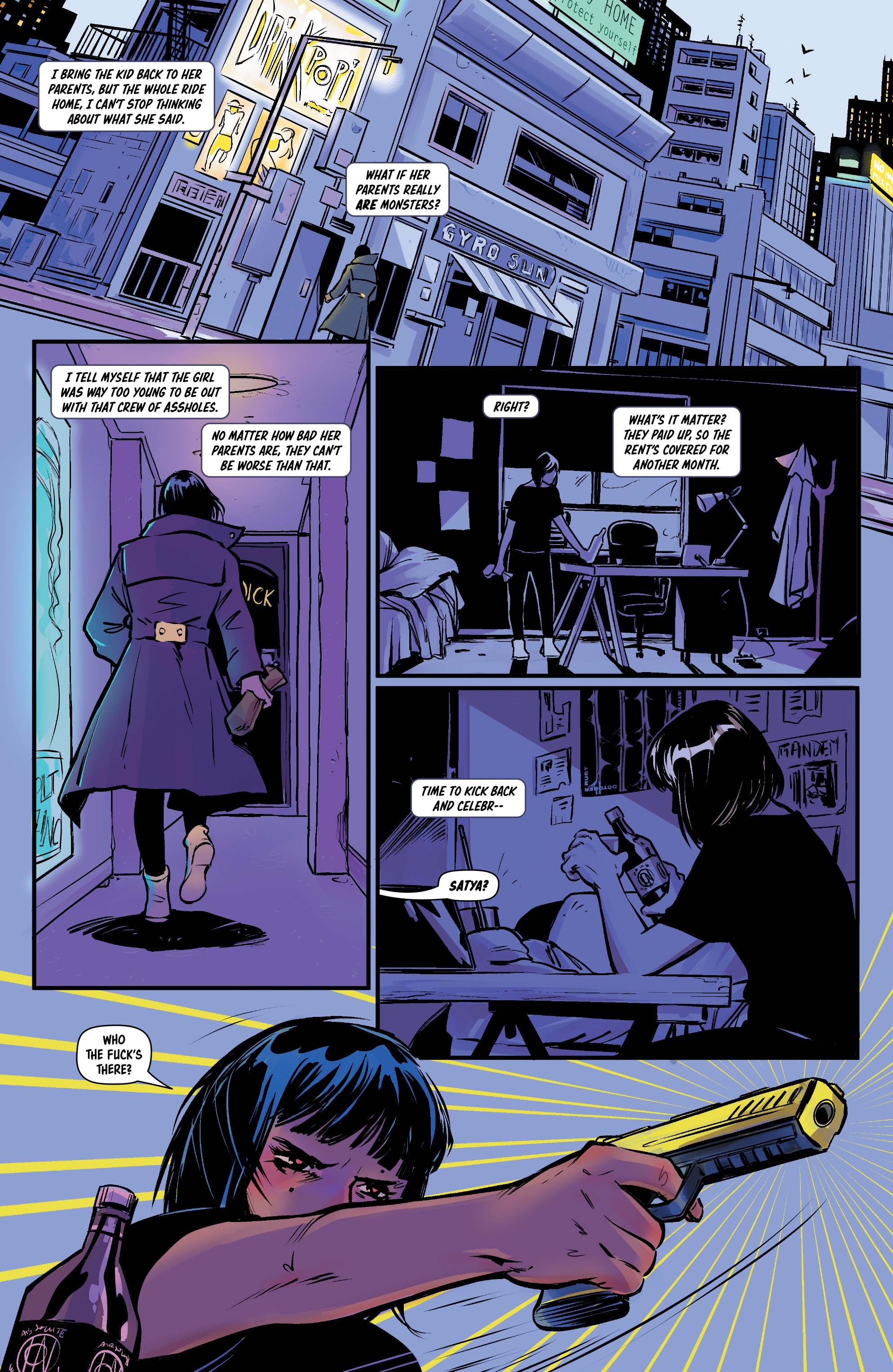 Read online Bylines in Blood comic -  Issue #1 - 6