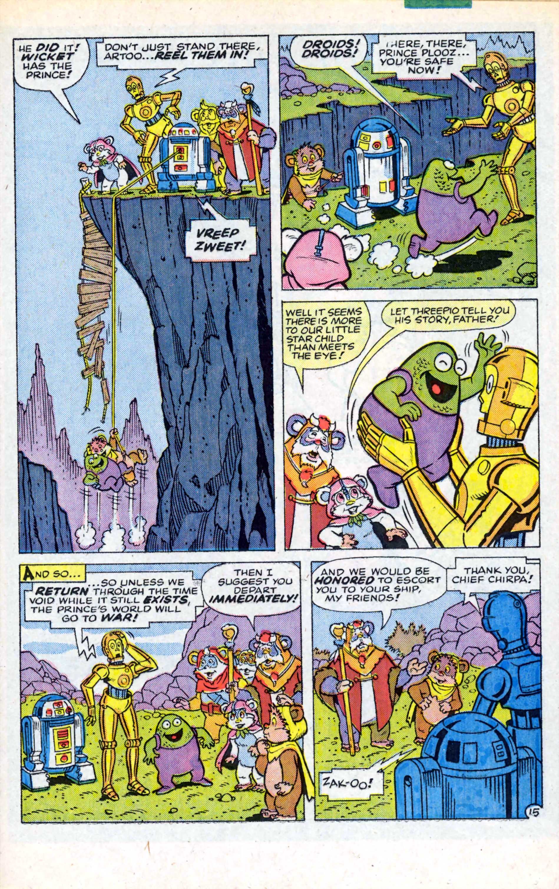 Read online Ewoks (1987) comic -  Issue #10 - 16