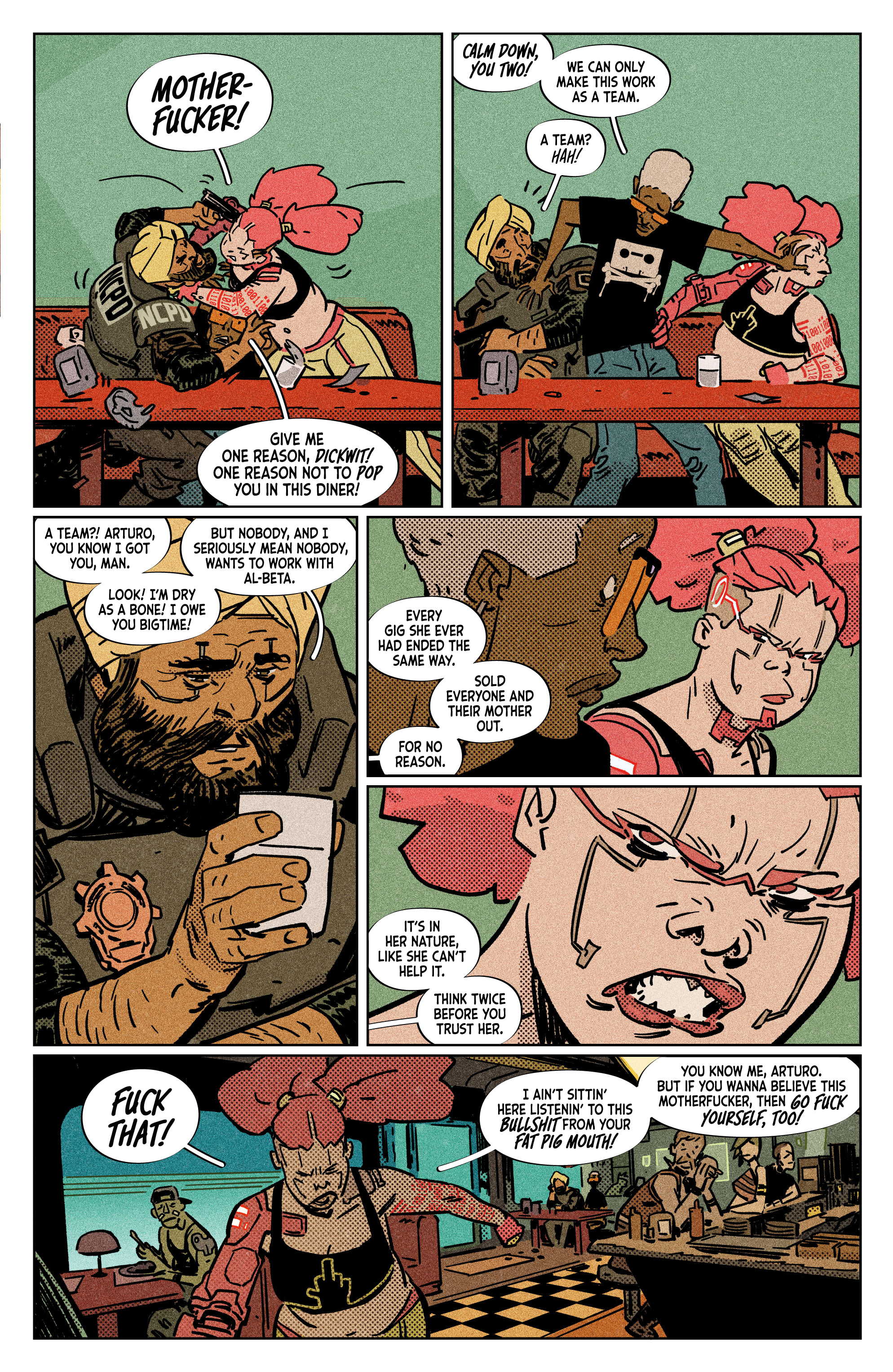 Read online Cyberpunk 2077: Blackout comic -  Issue #2 - 13