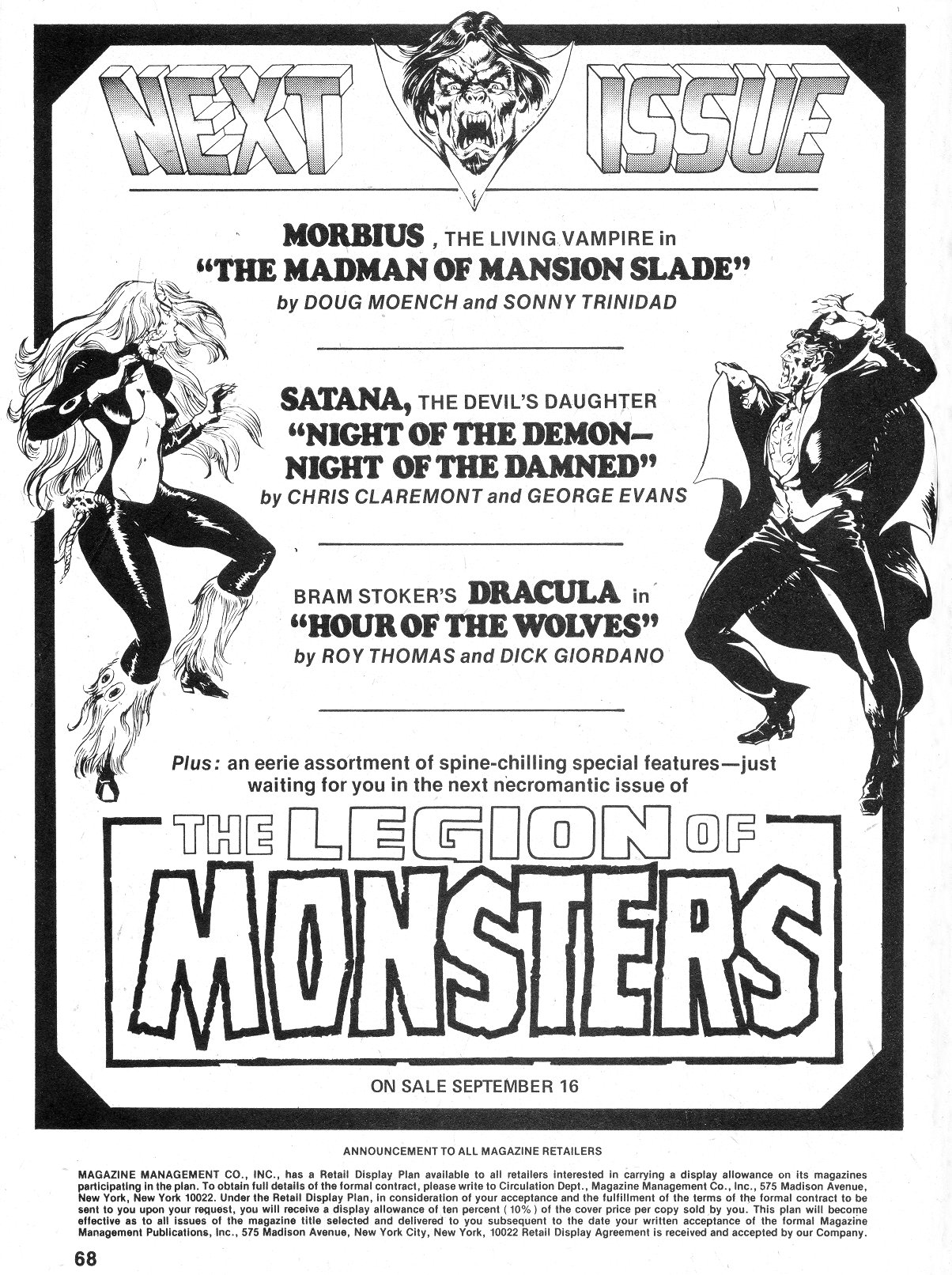 Read online Legion of Monsters (1975) comic -  Issue # Full - 67