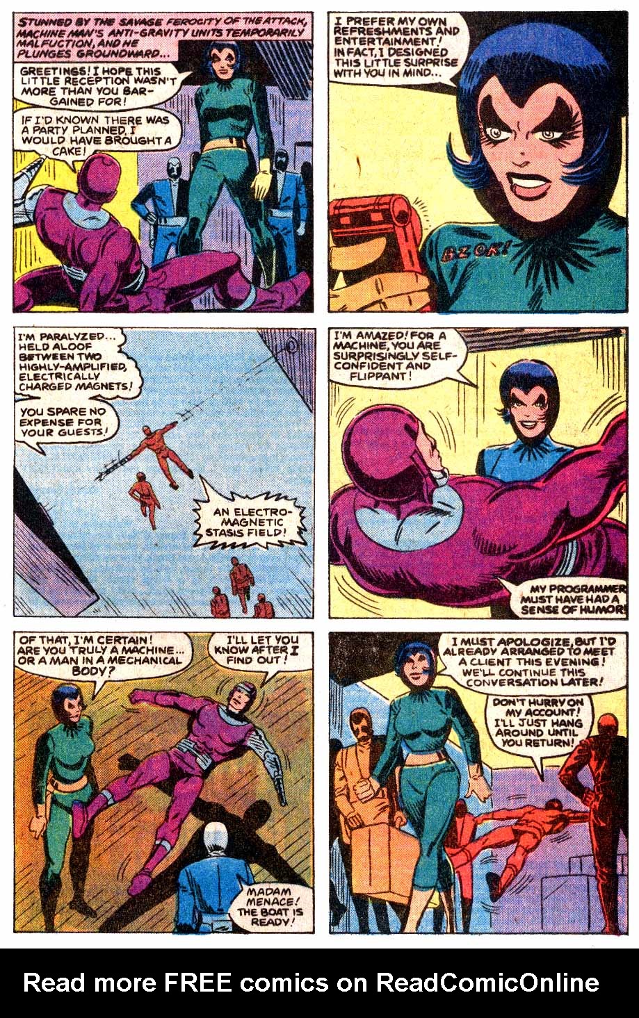 Read online Machine Man (1978) comic -  Issue #17 - 14