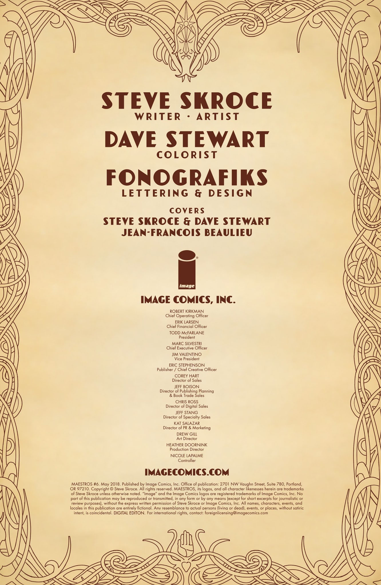 Read online Maestros comic -  Issue #6 - 2