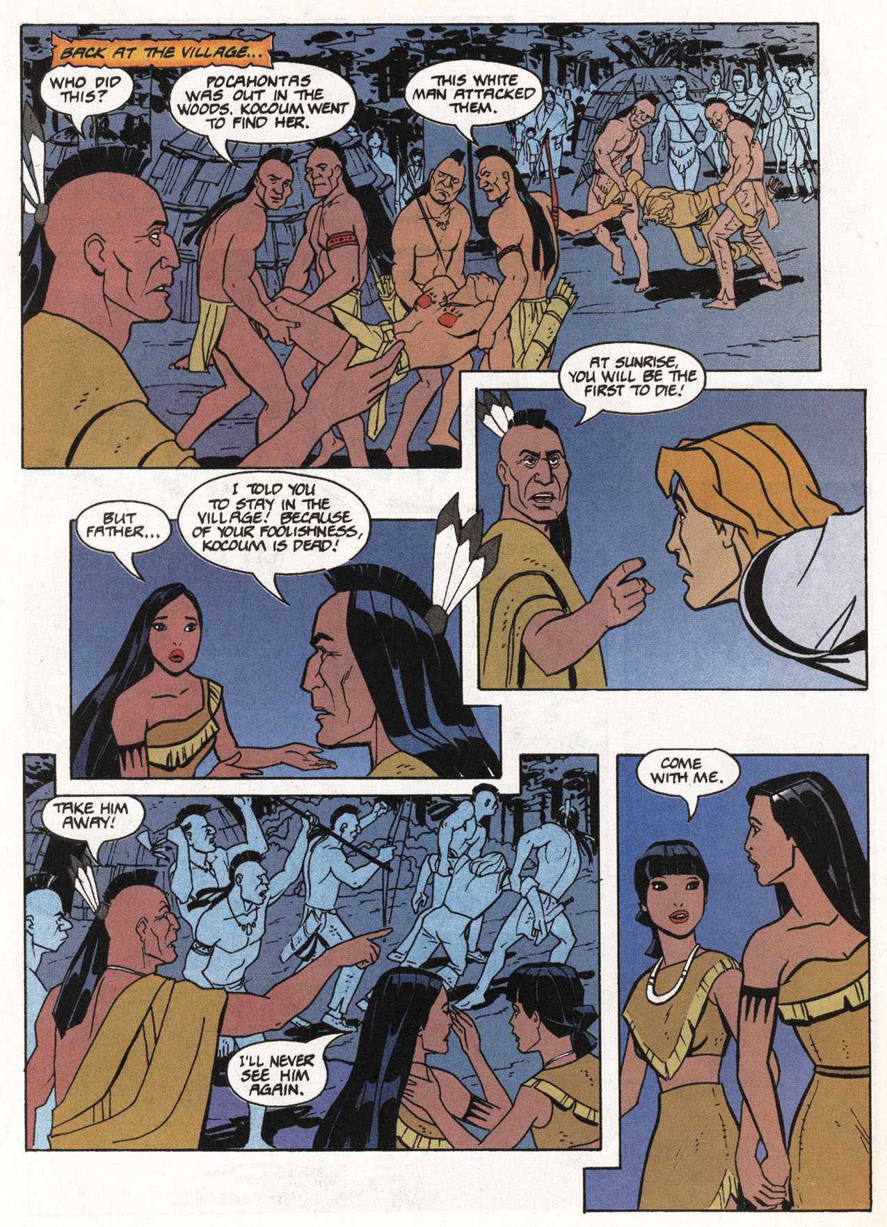 Read online Disney's Pocahontas comic -  Issue #2 - 20