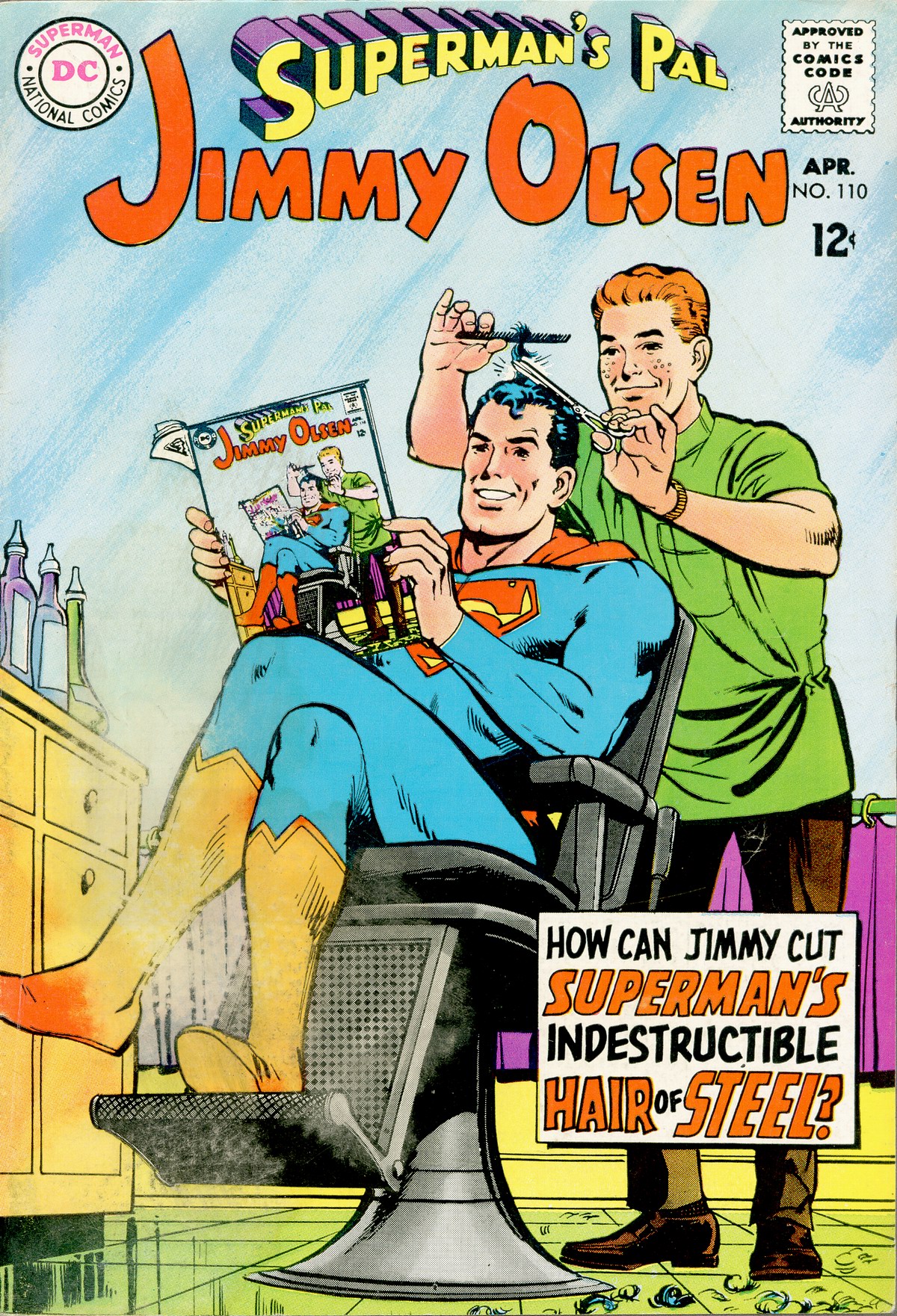 Read online Superman's Pal Jimmy Olsen comic -  Issue #110 - 1