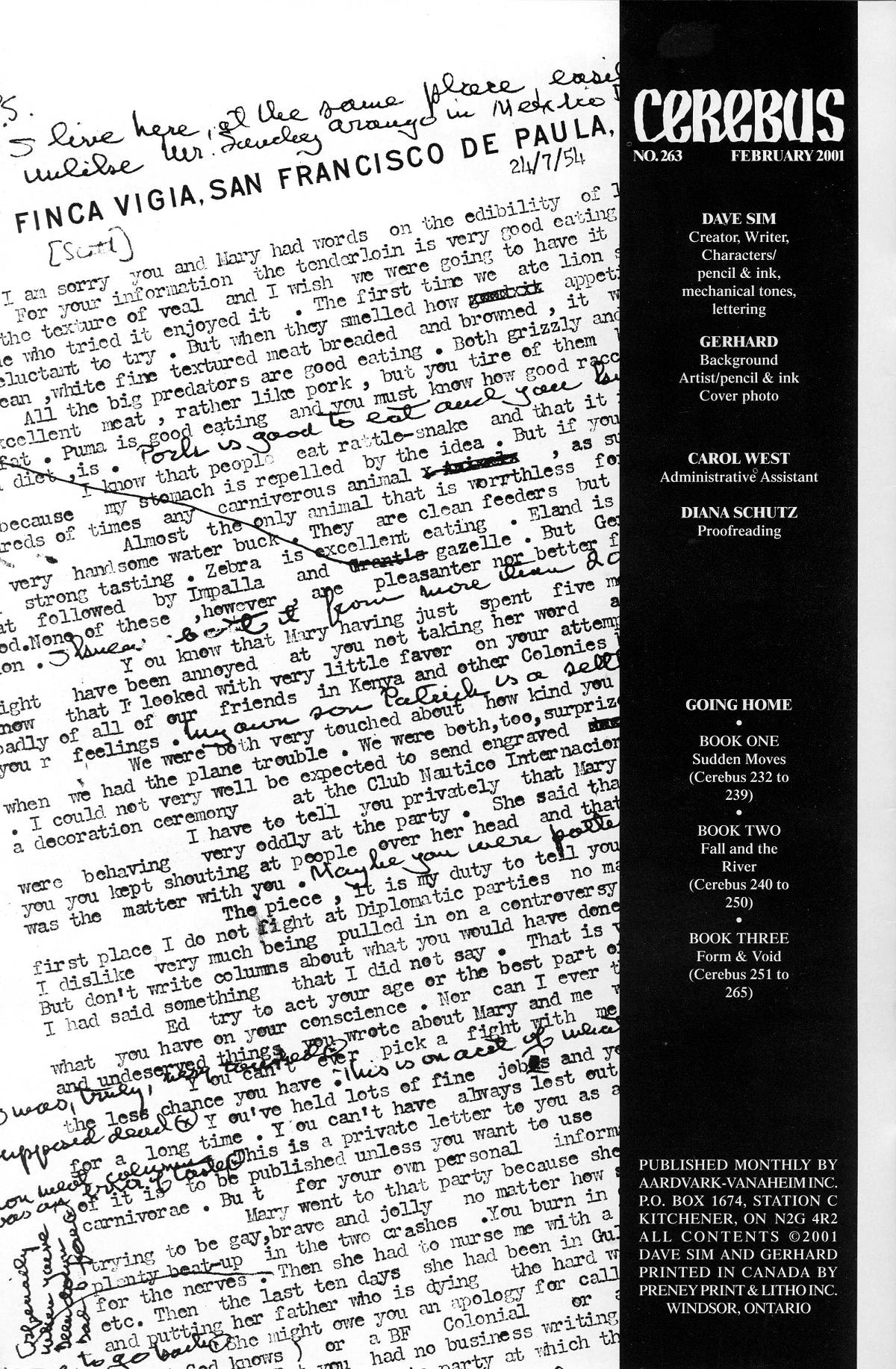 Read online Cerebus comic -  Issue #263 - 3