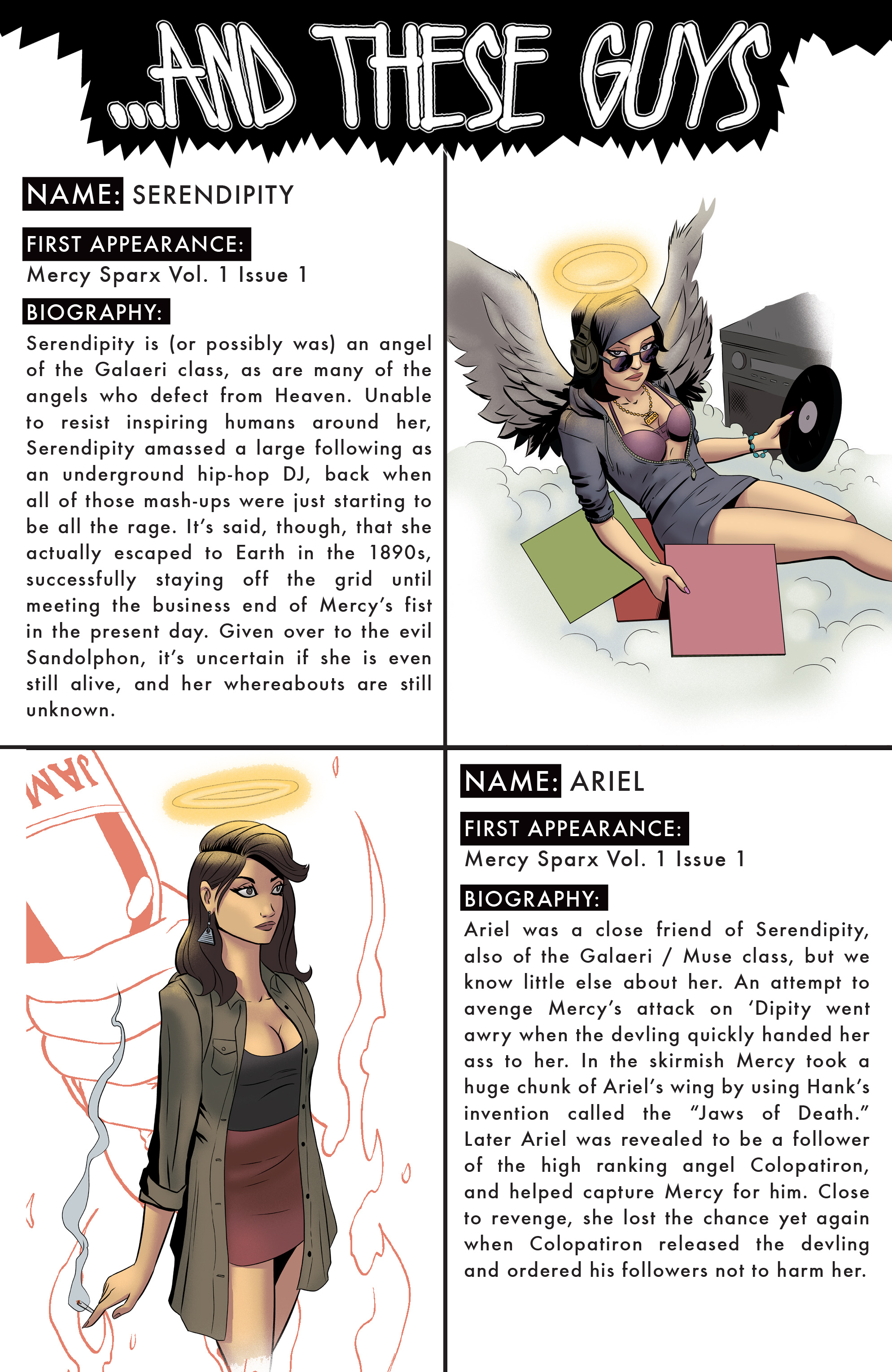 Read online Mercy Sparx (2013) comic -  Issue # _Special - Who The Fuck - 22
