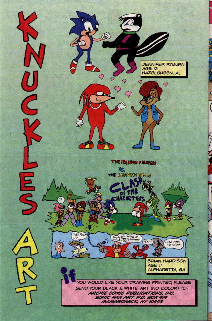 Read online Knuckles' Chaotix comic -  Issue # Full - 26