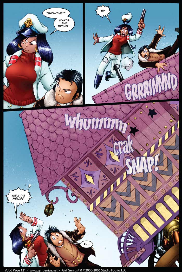 Read online Girl Genius (2002) comic -  Issue #6 - 123