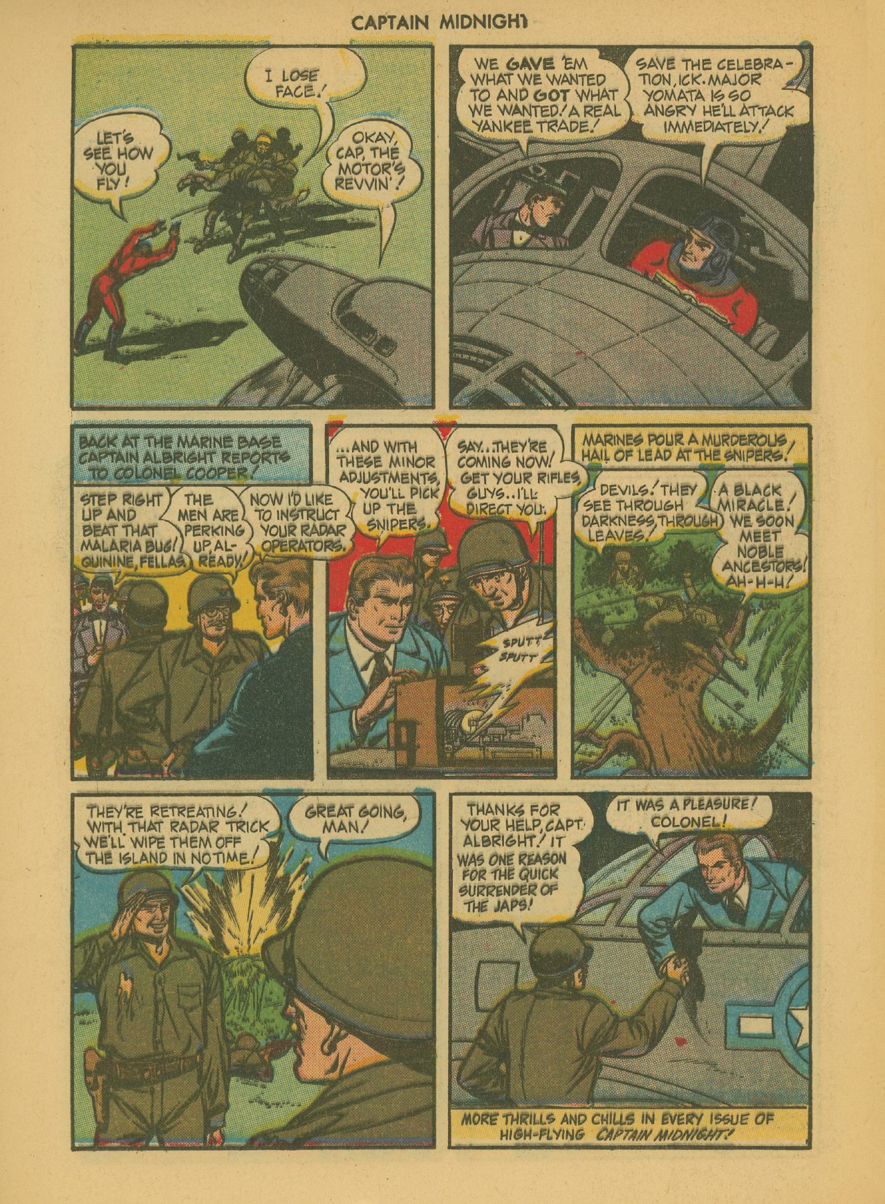 Read online Captain Midnight (1942) comic -  Issue #36 - 32