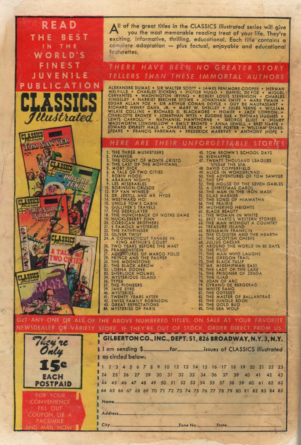 Read online Classics Illustrated comic -  Issue #21 - 52