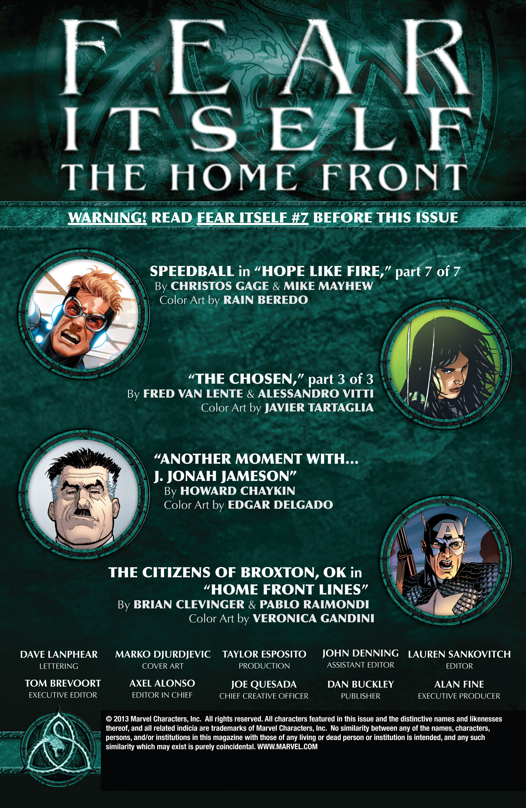 Read online Fear Itself: The Home Front comic -  Issue #7 - 2