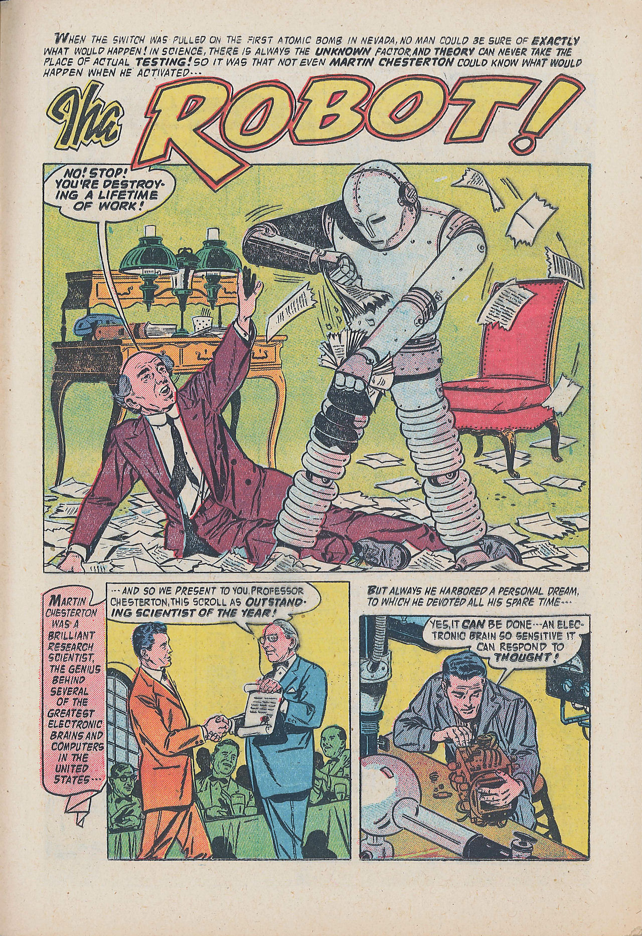 Read online Adventures Into The Unknown comic -  Issue #67 - 25