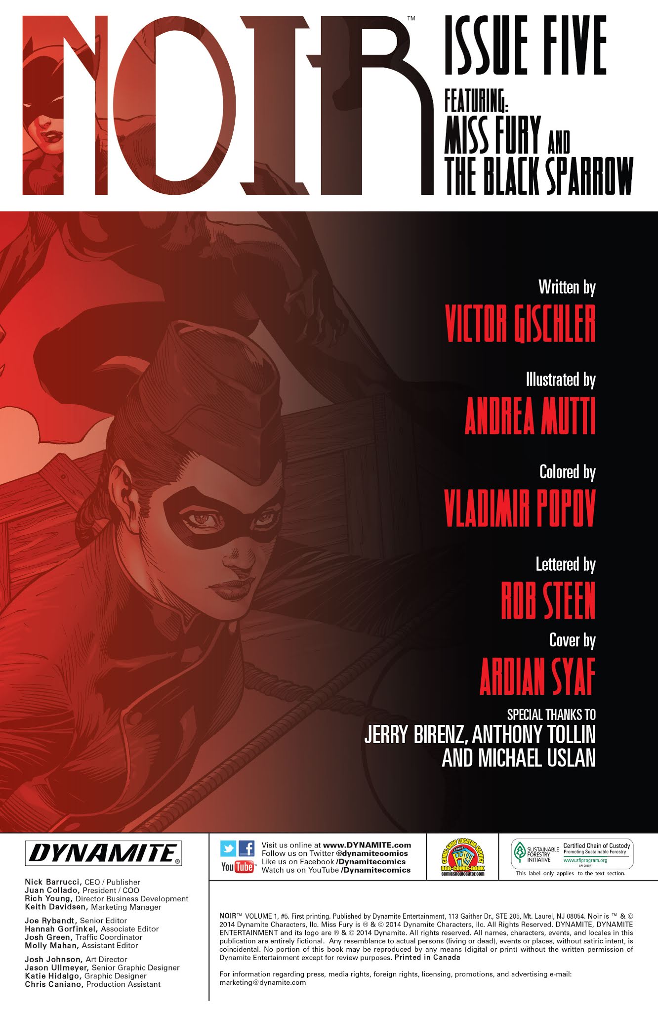 Read online Noir comic -  Issue #5 - 2