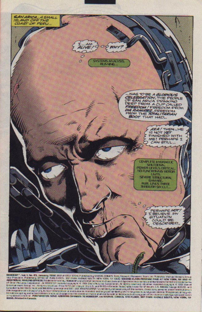 Read online Robocop (1990) comic -  Issue #23 - 2