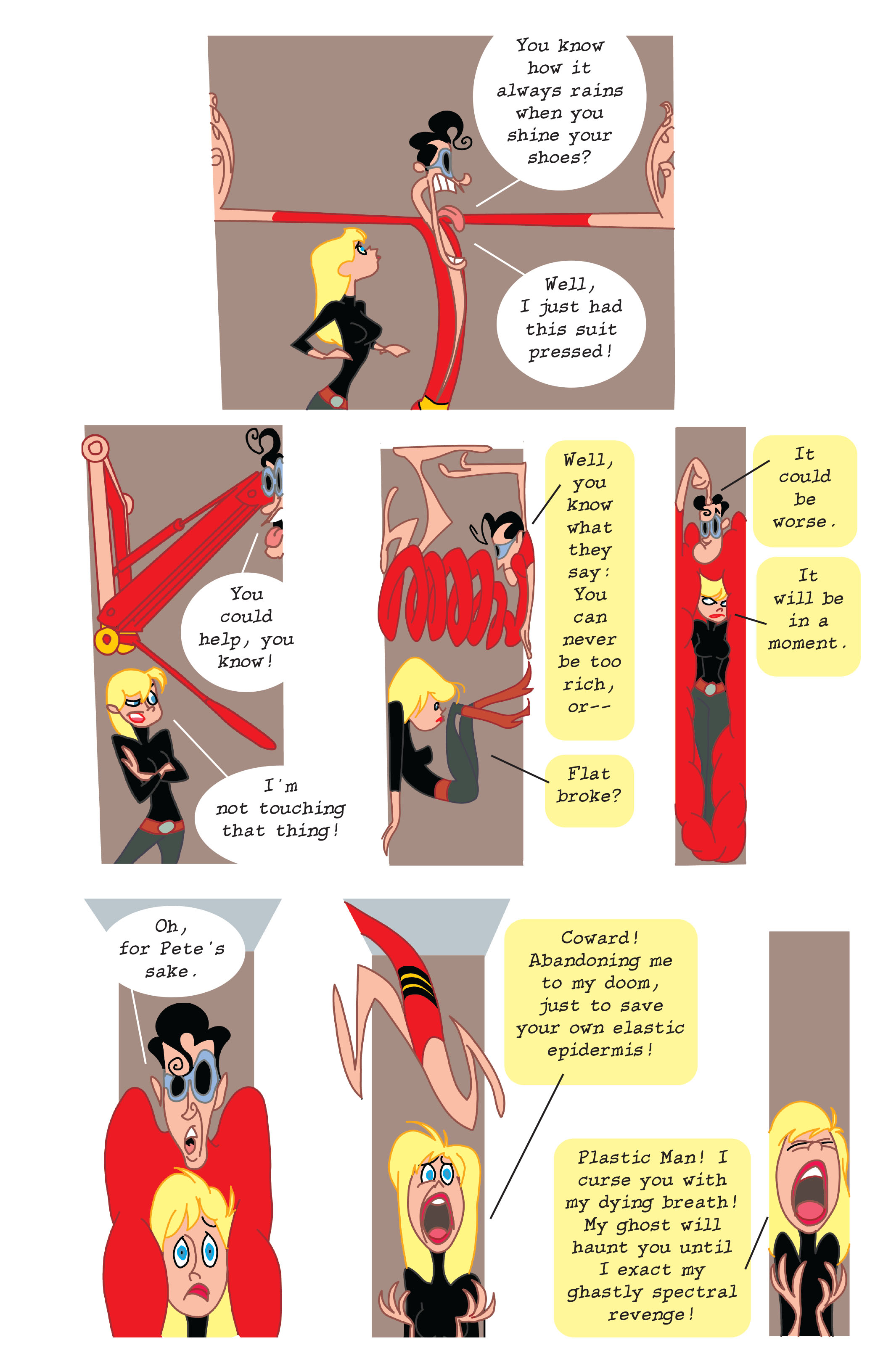 Read online Plastic Man (2004) comic -  Issue # _Rubber Banded - The Deluxe Edition (Part 1) - 44