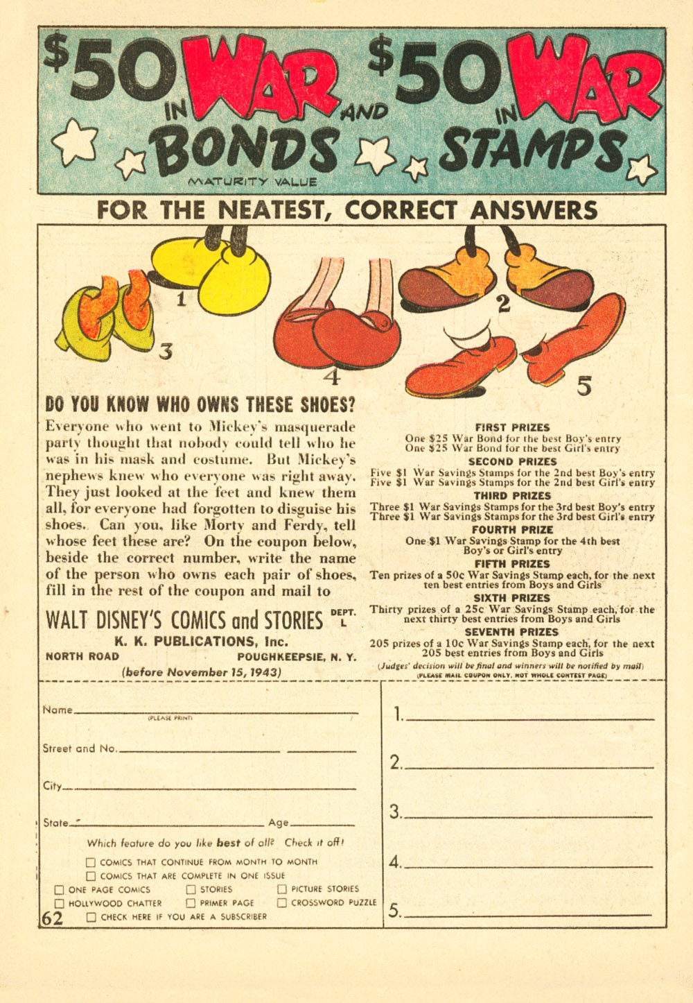 Read online Walt Disney's Comics and Stories comic -  Issue #38 - 64