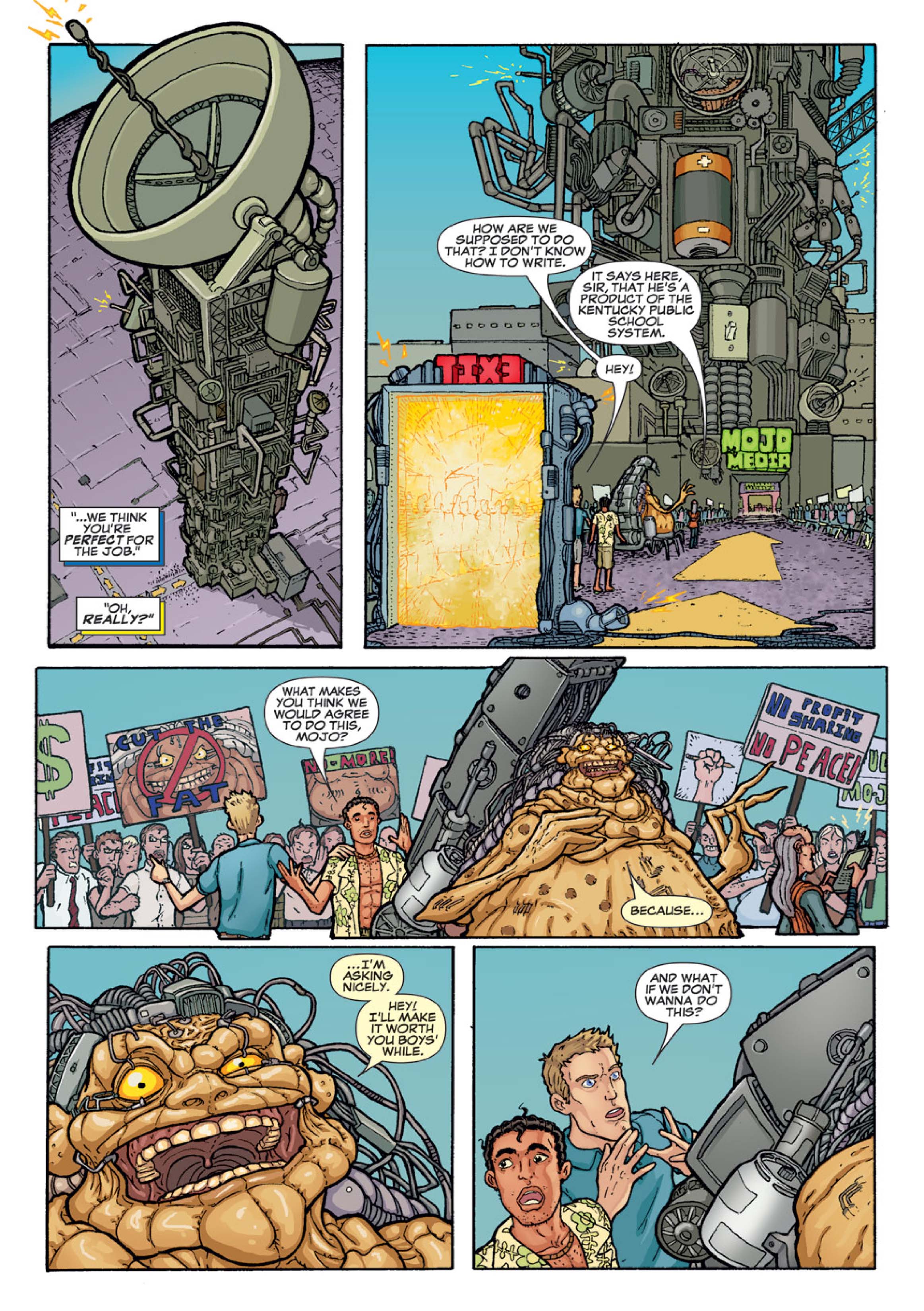 Read online Astonishing Tales: Mojoworld comic -  Issue #1 - 8